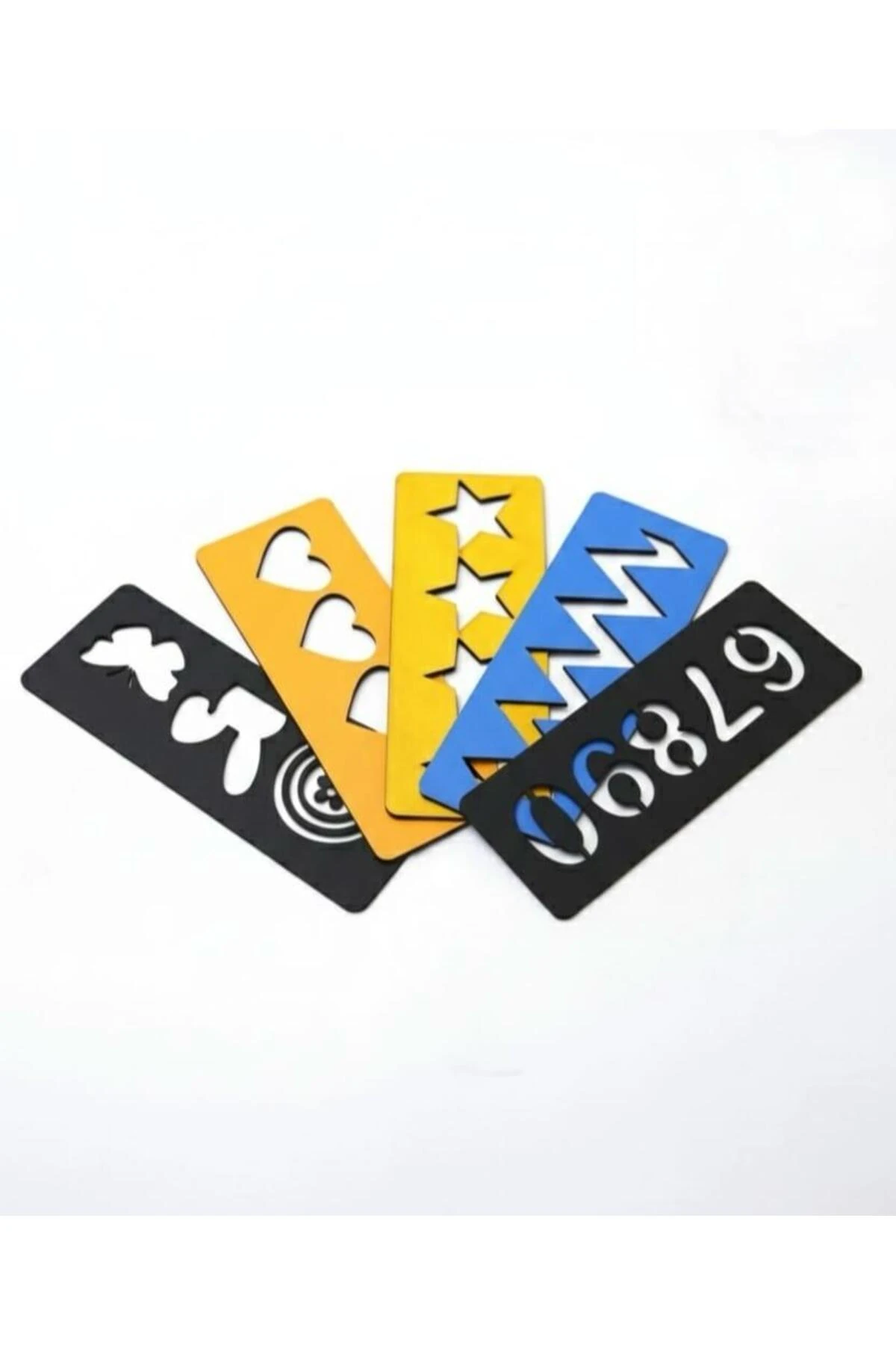 Montessori Tarzı Şekil ve Sayı Çizim Seti | Eğitici Oyuncak - 16 Parça