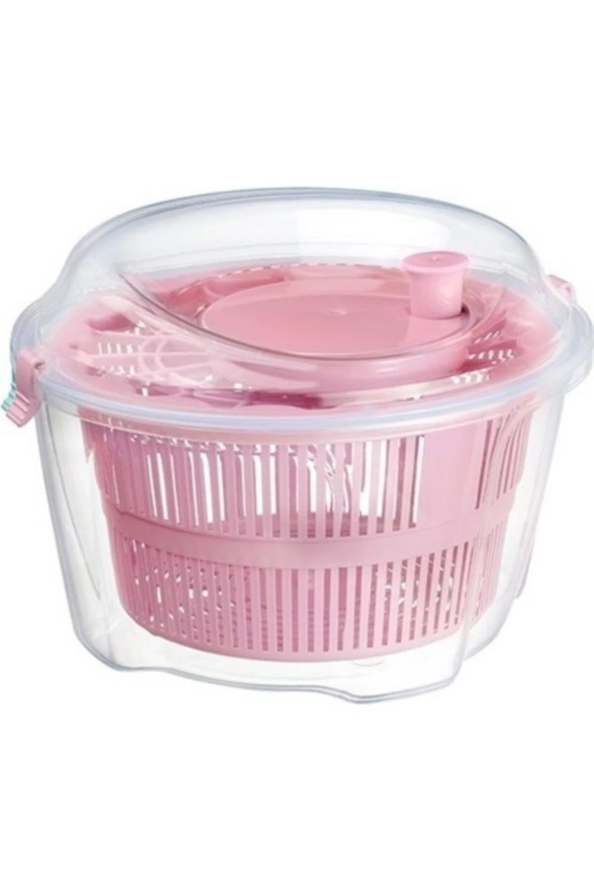 Salata Kurutucu, Standart, 3875 Çok Renkli 4.4L Sebze Salata Kurutma Makinesi Çevirmeli Kurutucu Sal