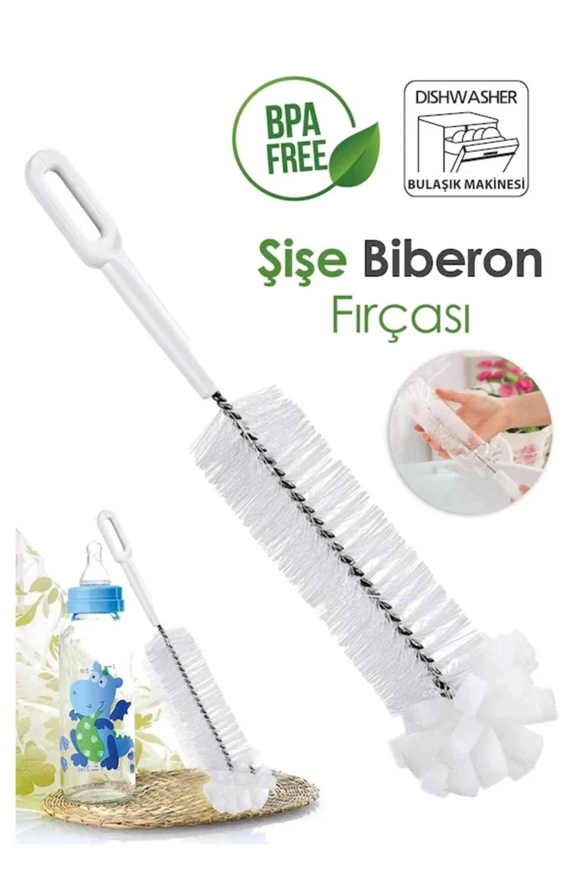 Şişe Ve Biberon Temizleme Fırçası (TP-152)