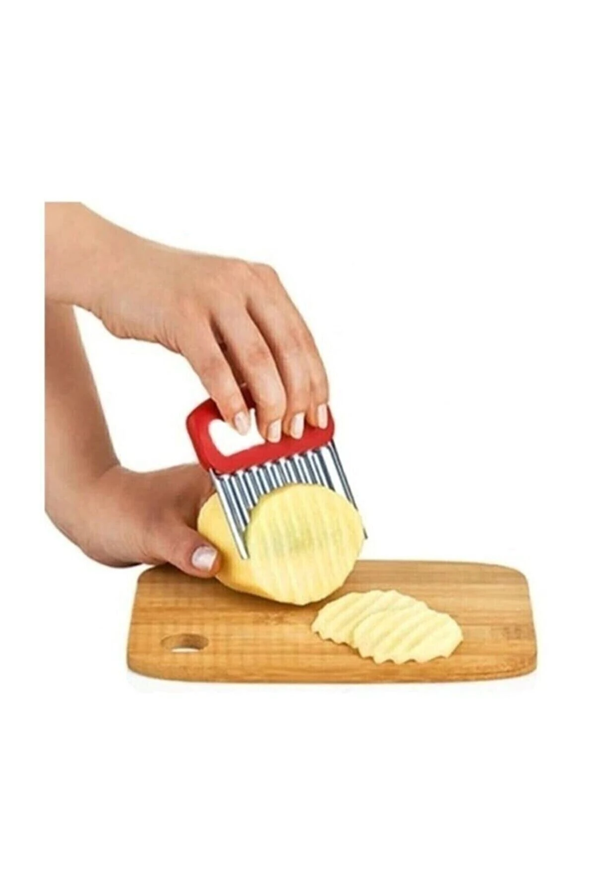 Şekilli sebze ve meyve dilimleyici, patates ve cips kesici araç