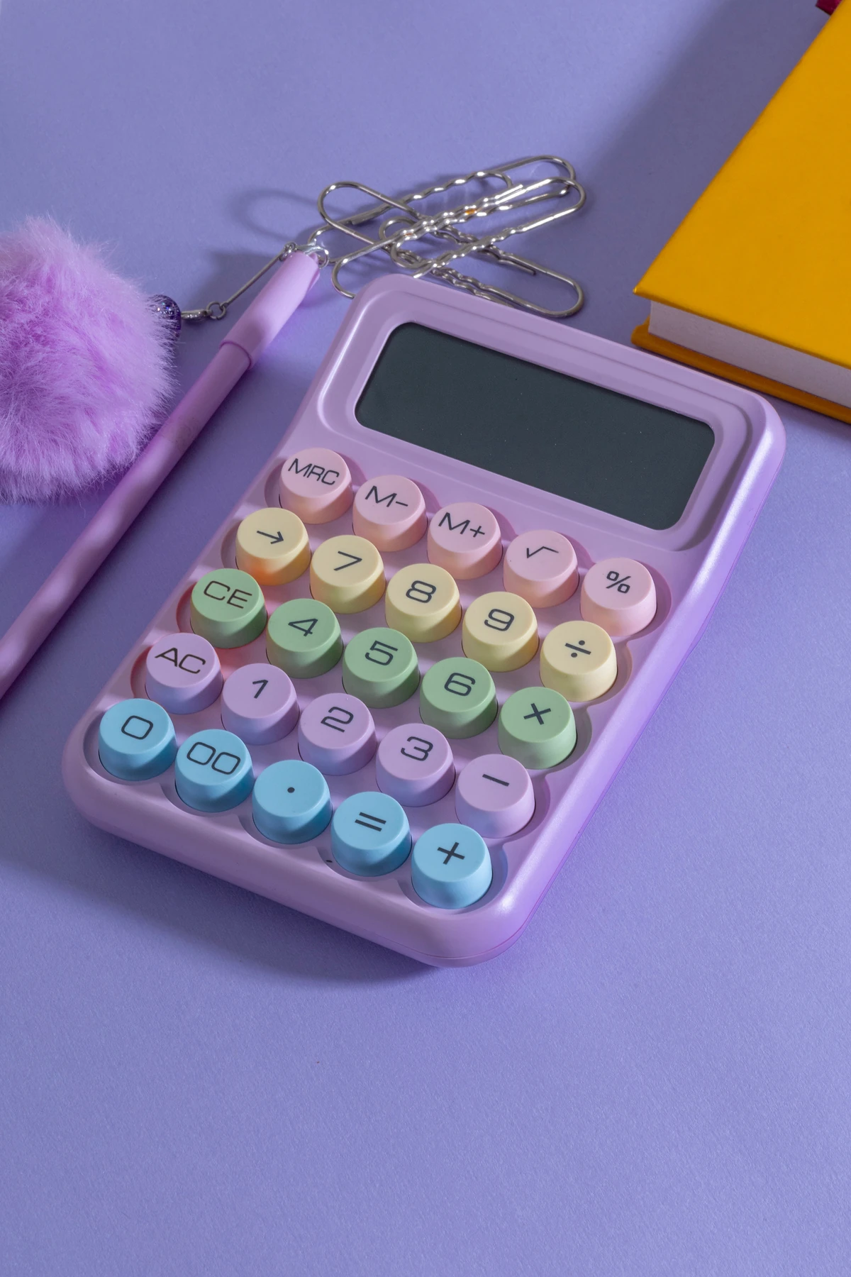 Hesap Makinesi Renkli Tasarım - Renk