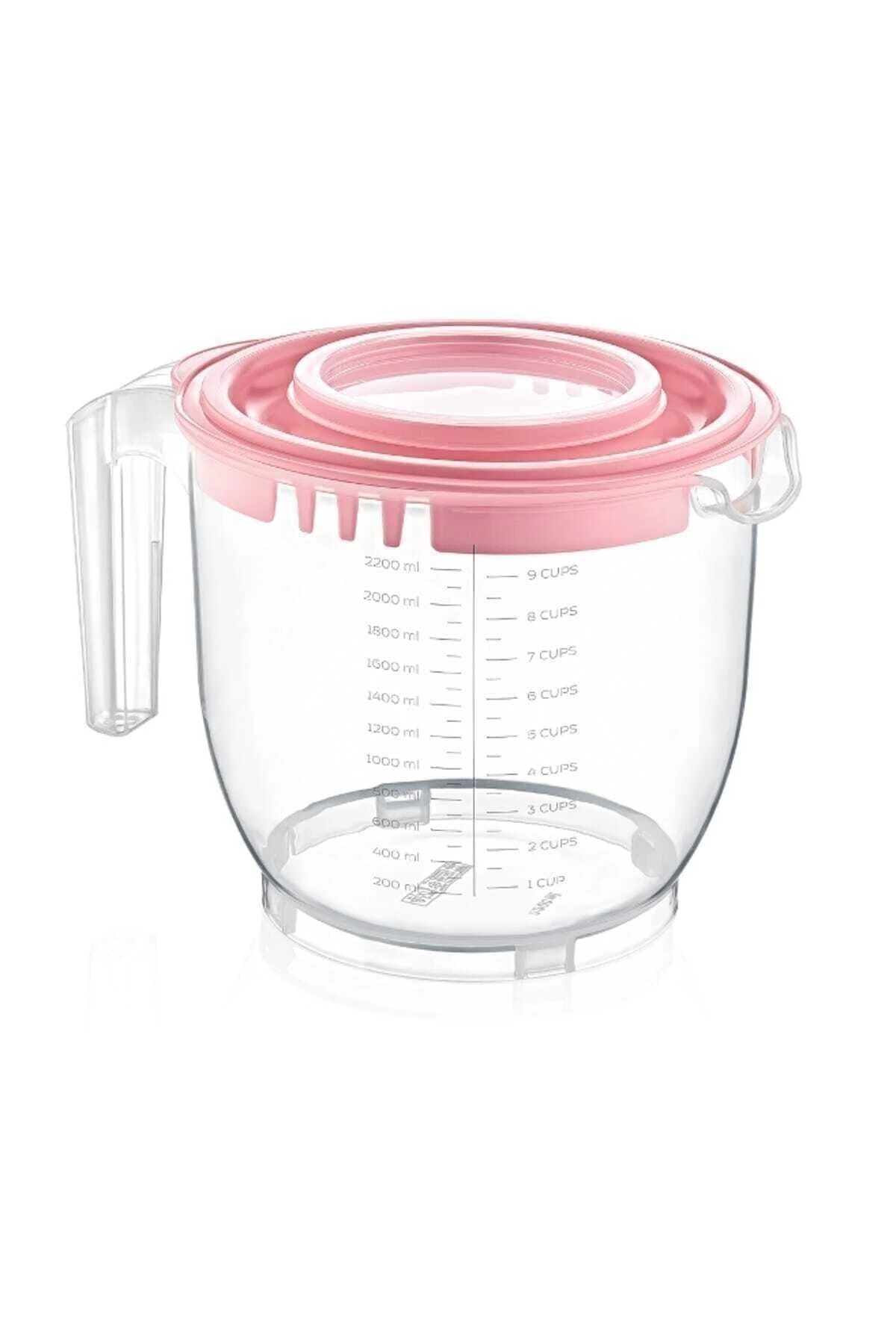 Dünya Dün 10200 Şeffaf Kapaklı Mikser Kabı 2200 ml