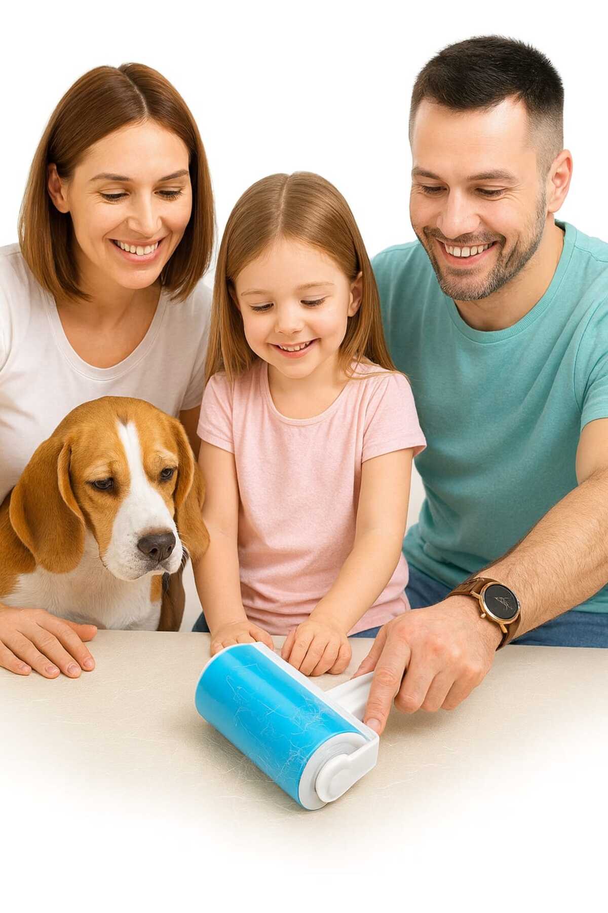 Tüy Toz Toplama Rulosu Yıkanabilir Elbise Halı Koltuk Kedi Köpek Hayvan Tüyü Temizleme Aparatı