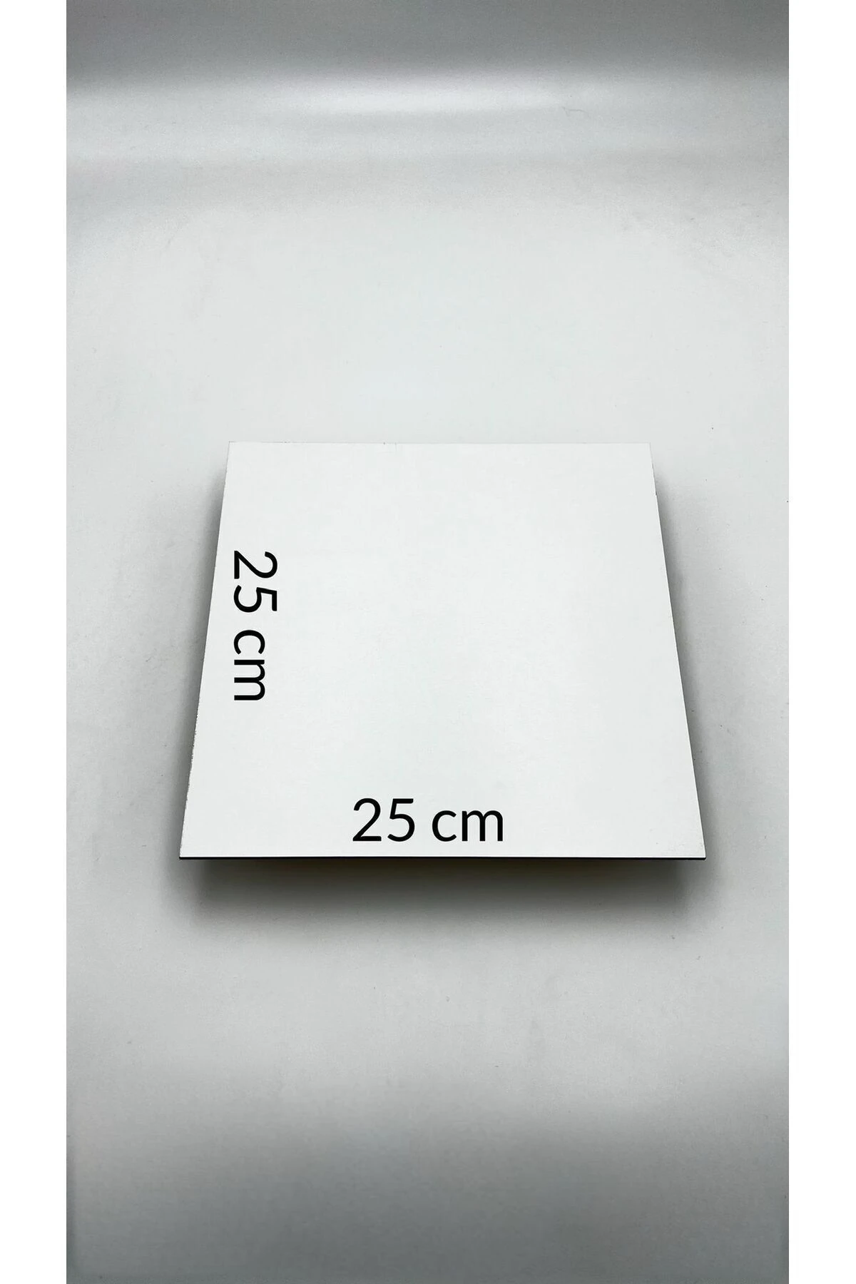 10 Adet 25x25 Cm Mdf Beyaz Pasta Altlığı TINY WONDERS