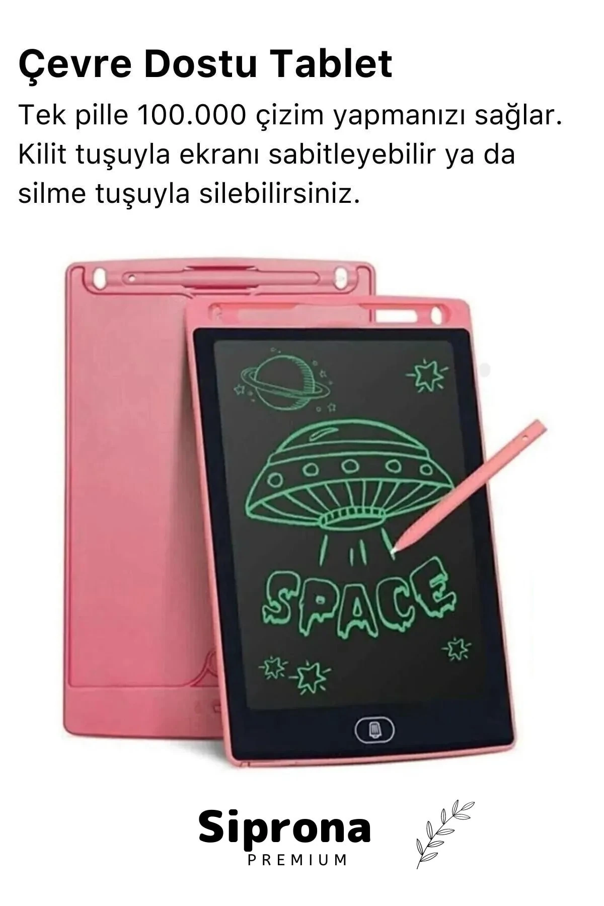 Lcd Ekranlı Kalemli Dijital Çizim Tableti Yazı Tahtası Boyama Resim Için Akıllı Çocuk Tablet 8,5 Inç