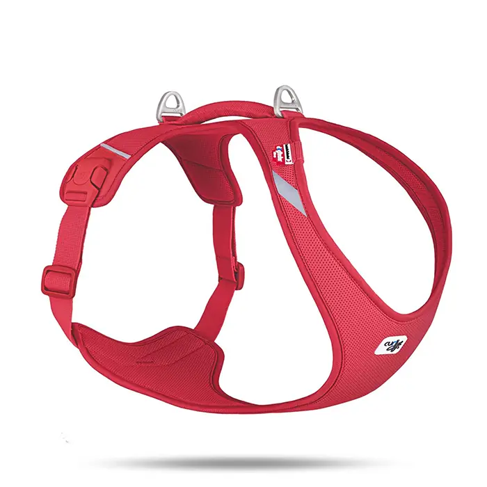 Curli Belka Harness Air-Mesh Köpek Göğüs Tasması Red 4XLarge