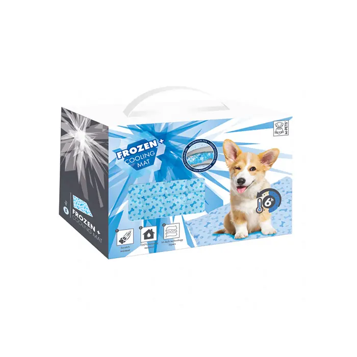M-Pets Serinletici Köpek Yatağı Mavi Small 40x50cm