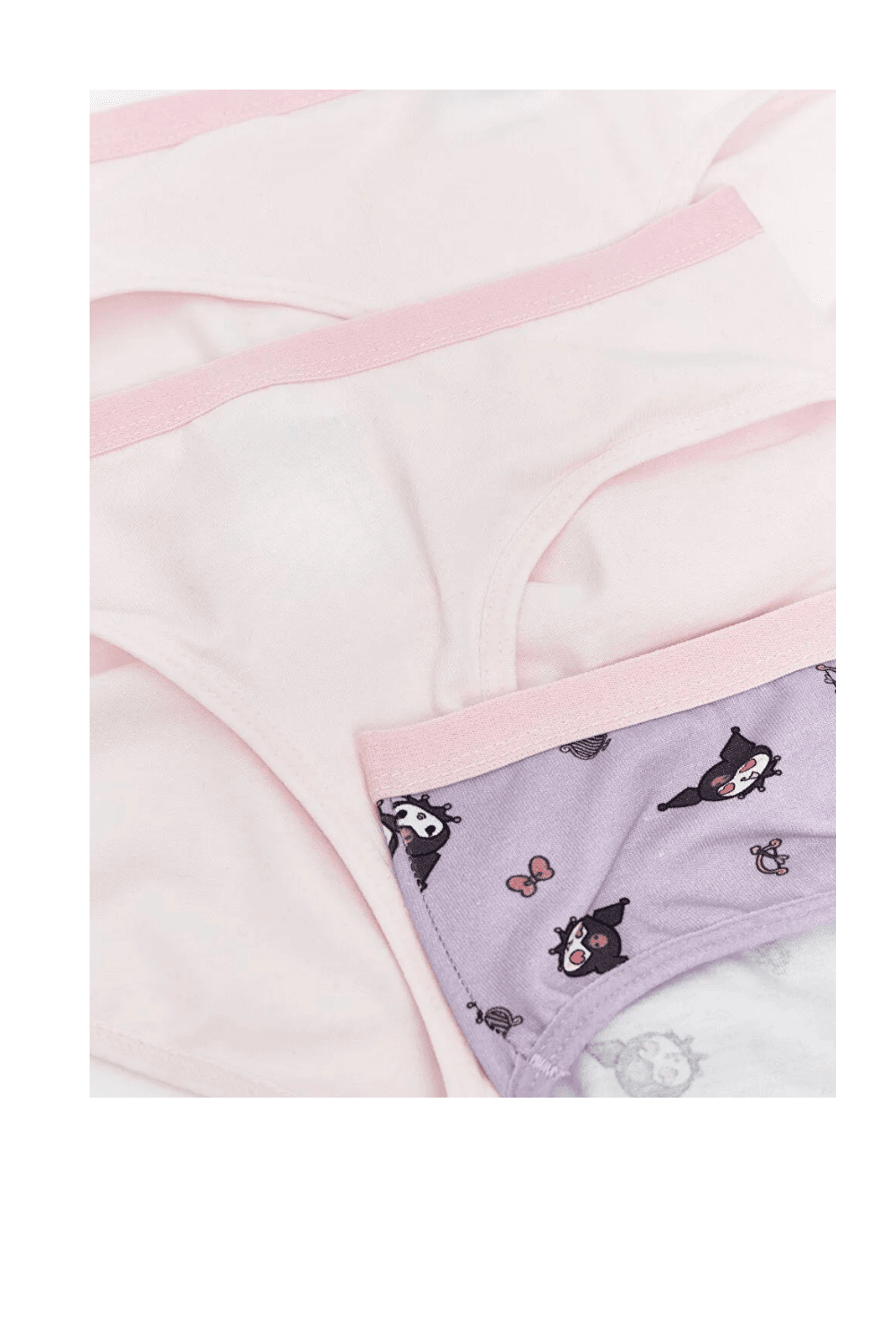 Kids Pembe Kuromi Baskılı Kız Çocuk 3 lü Külot (5-6 Yaş)