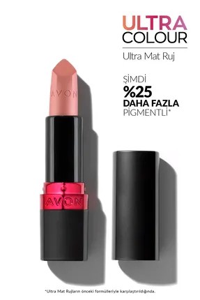 Avon Ultra Mat Ruj MARVELOUS MOCHA  - Açık Mavi