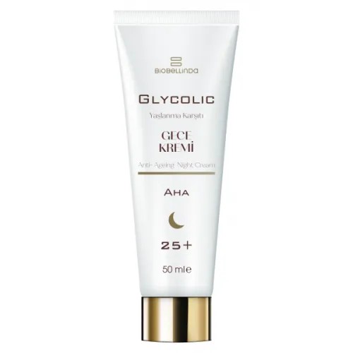 Biobellinda Glycolic Yaşlanma Karşıtı Gece Kremi Aha (25+) 50 Ml