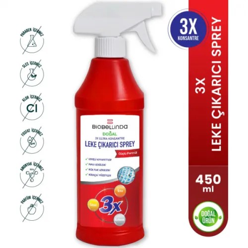 Biobellinda 3X Ultra Konsantre Leke Çıkarıcı Sprey 450 Ml
