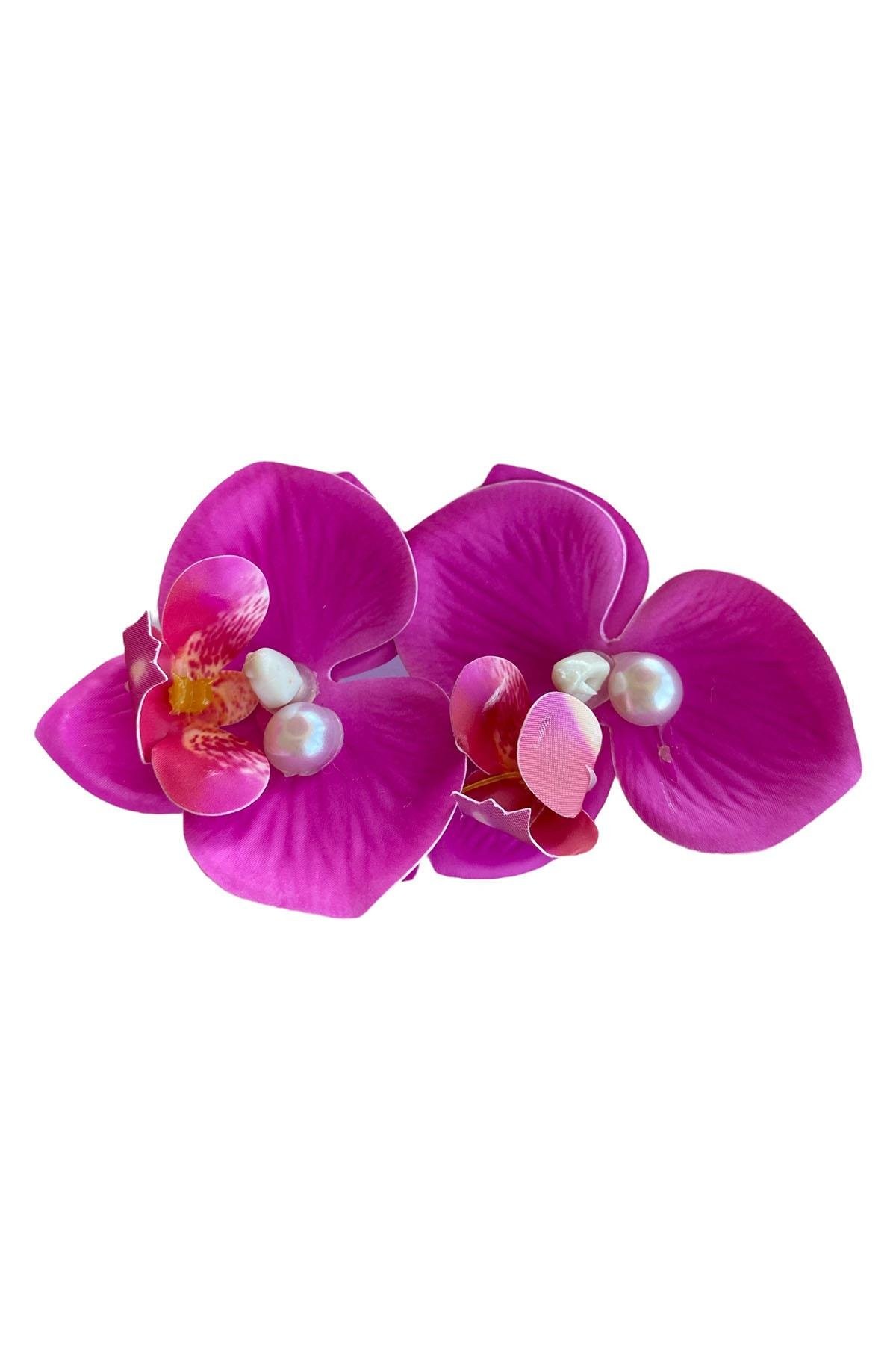 Mor Renk Aloha Küpe (Çift)