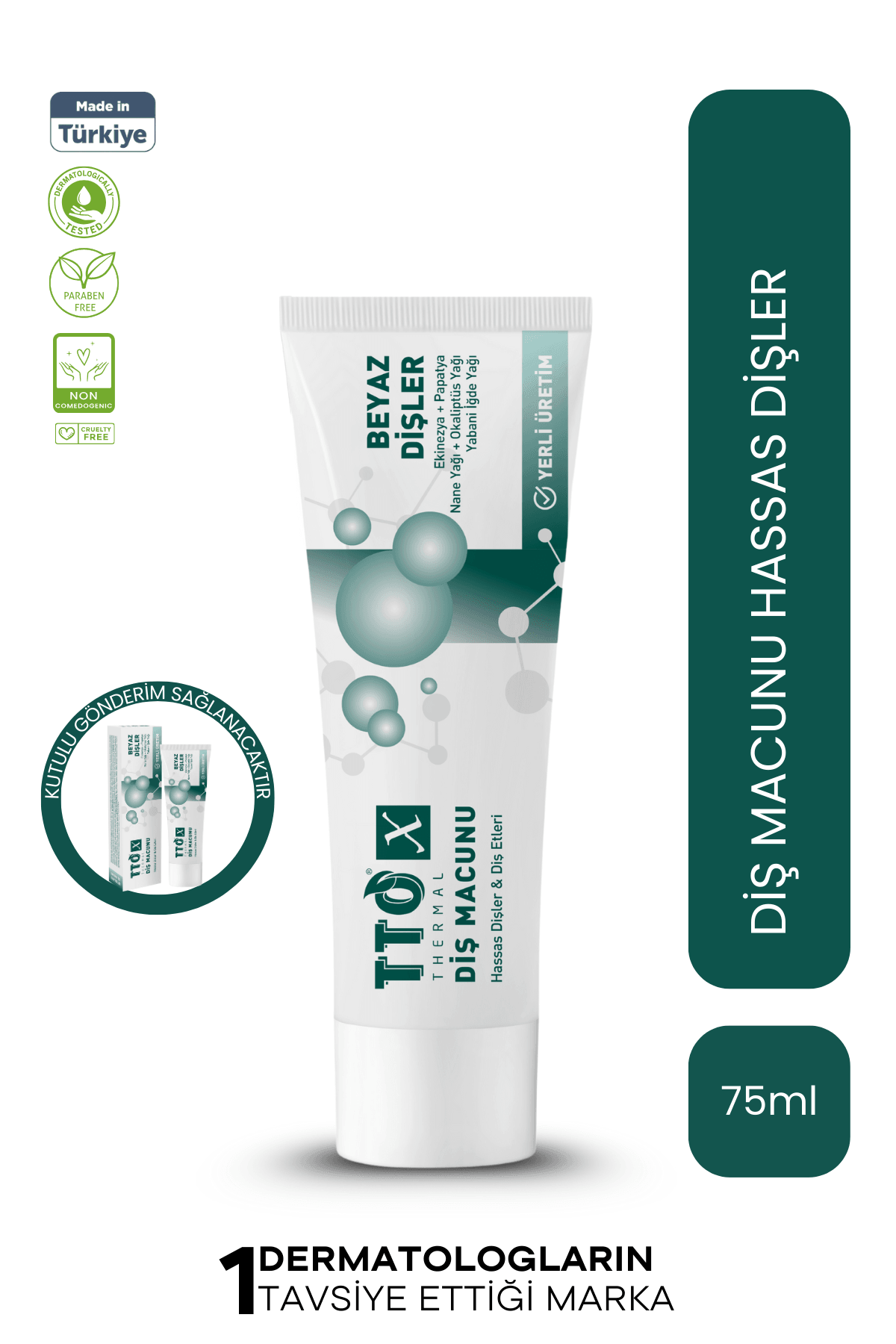 TTO X Beyazlatıcı Diş Macunu – Doğal Bitkisel Formül
