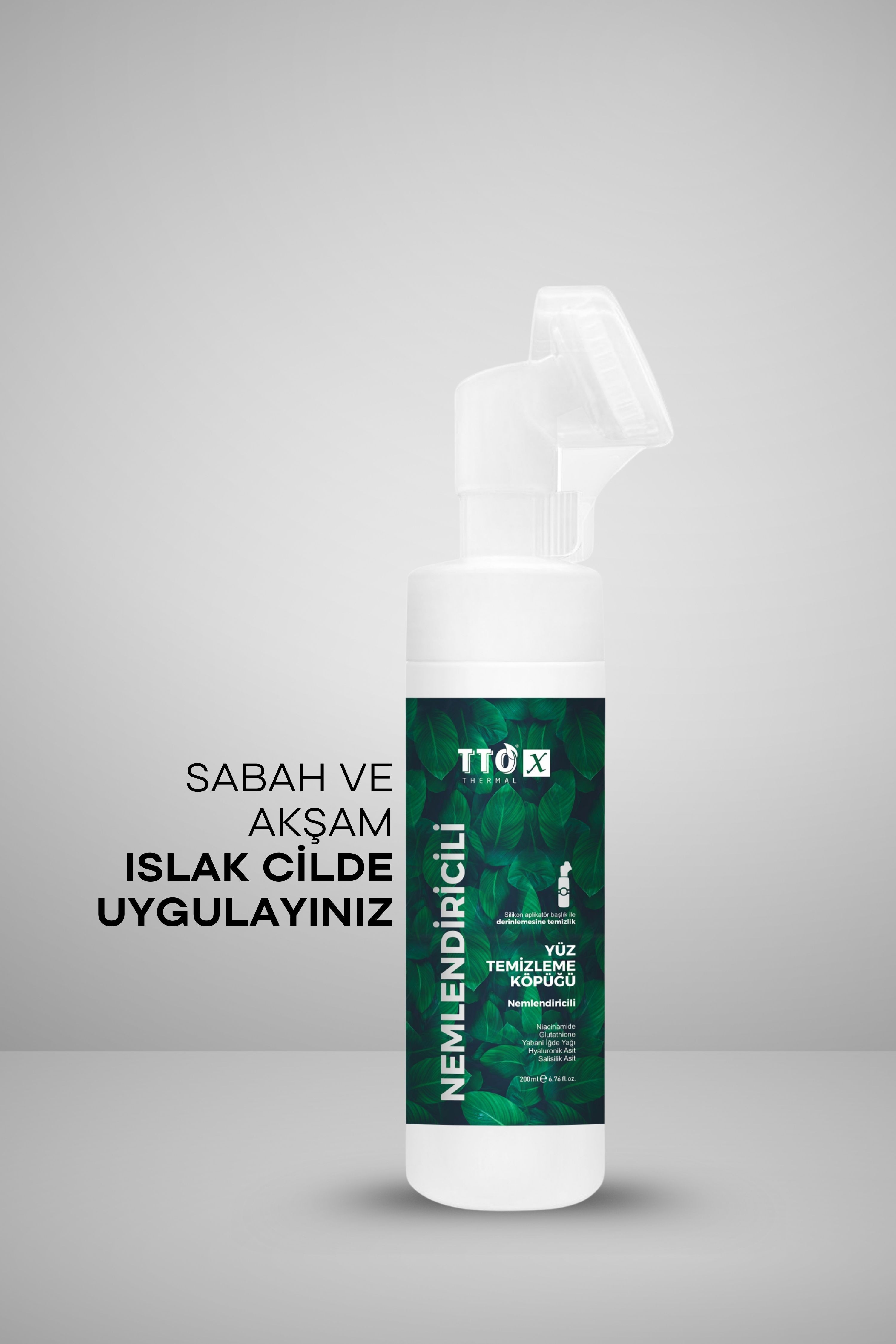 TTO-X Nemlendirici Yüz Köpüğü 200 ml – Lansman Fiyatı