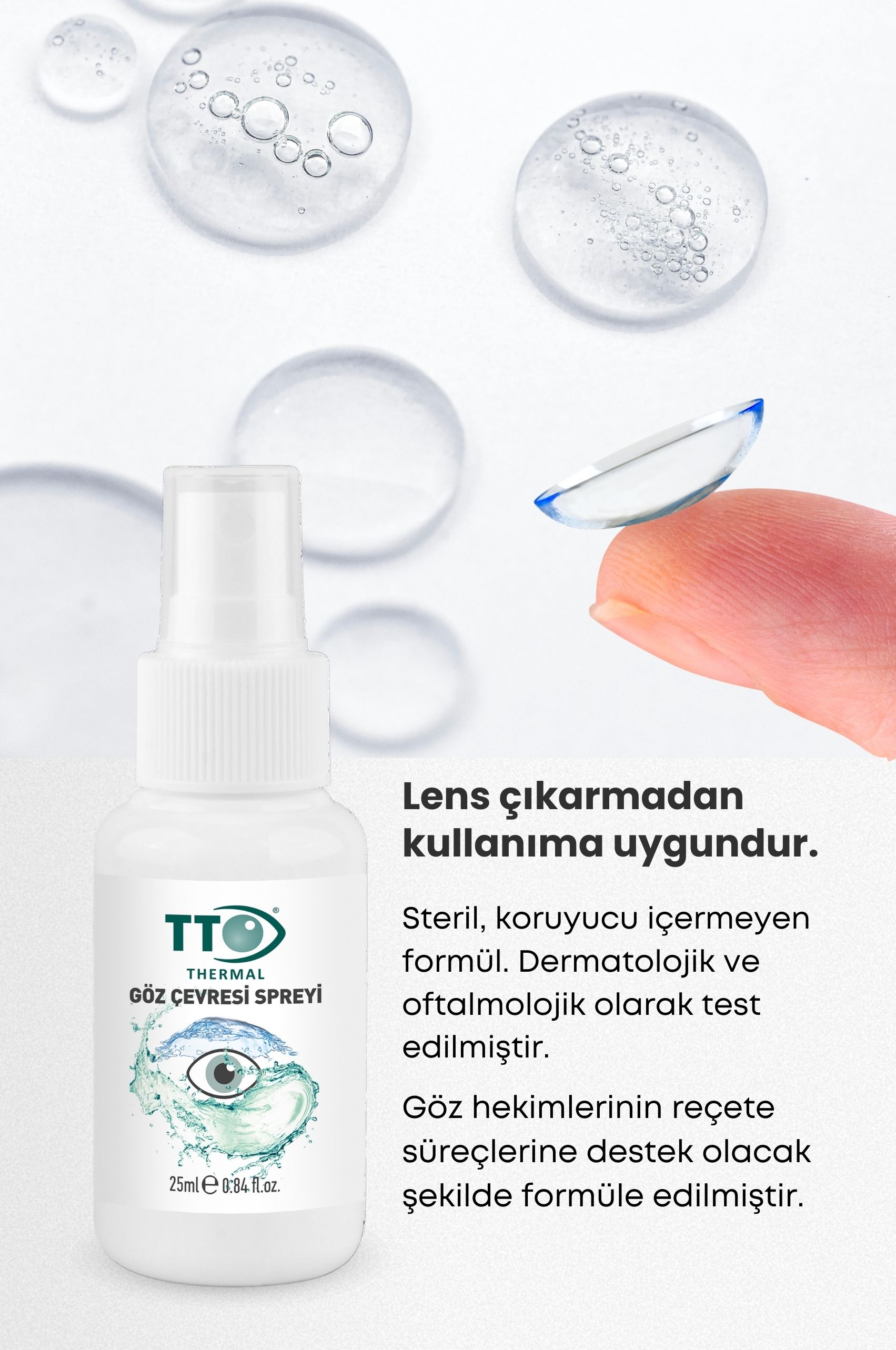 TTO GÖZ ÇEVRESİ SPREYİ 25 ML