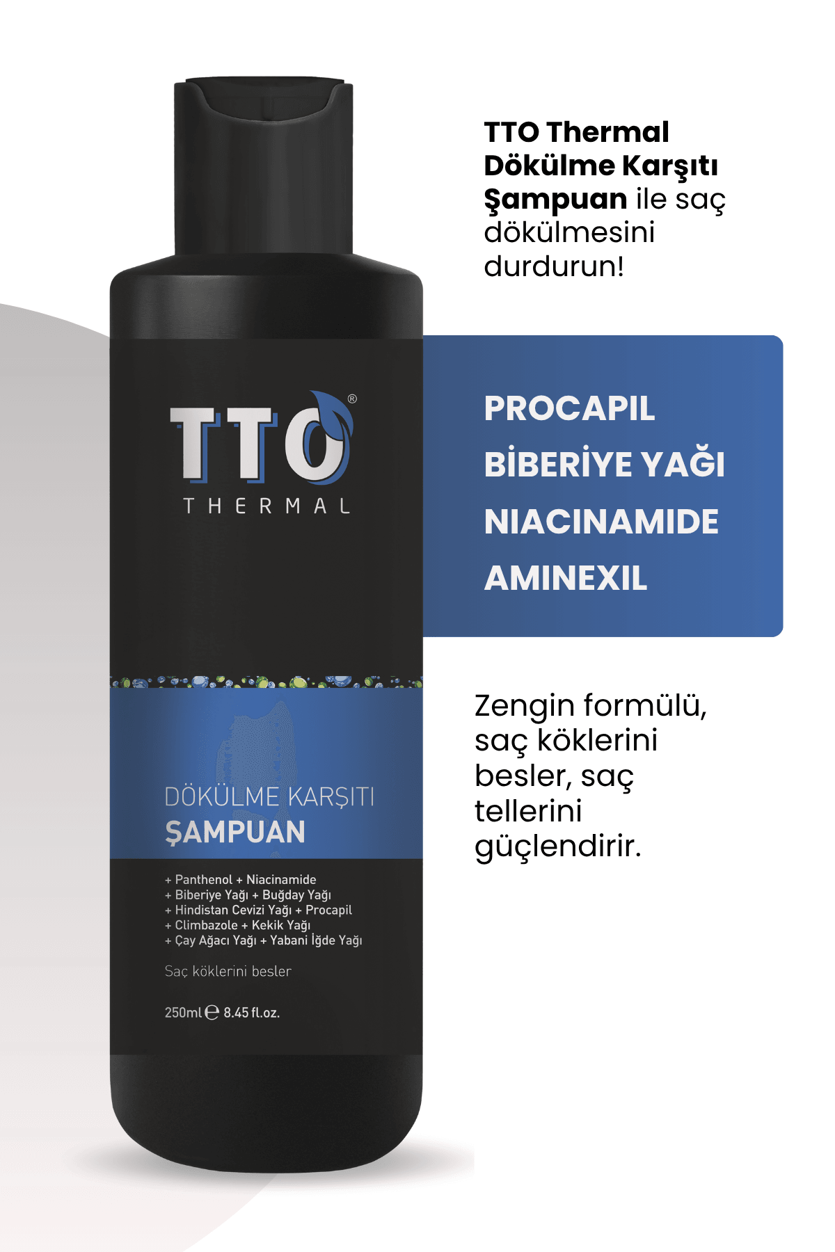 TTO Thermal Dökülme Karşıtı Şampuan 250 ml