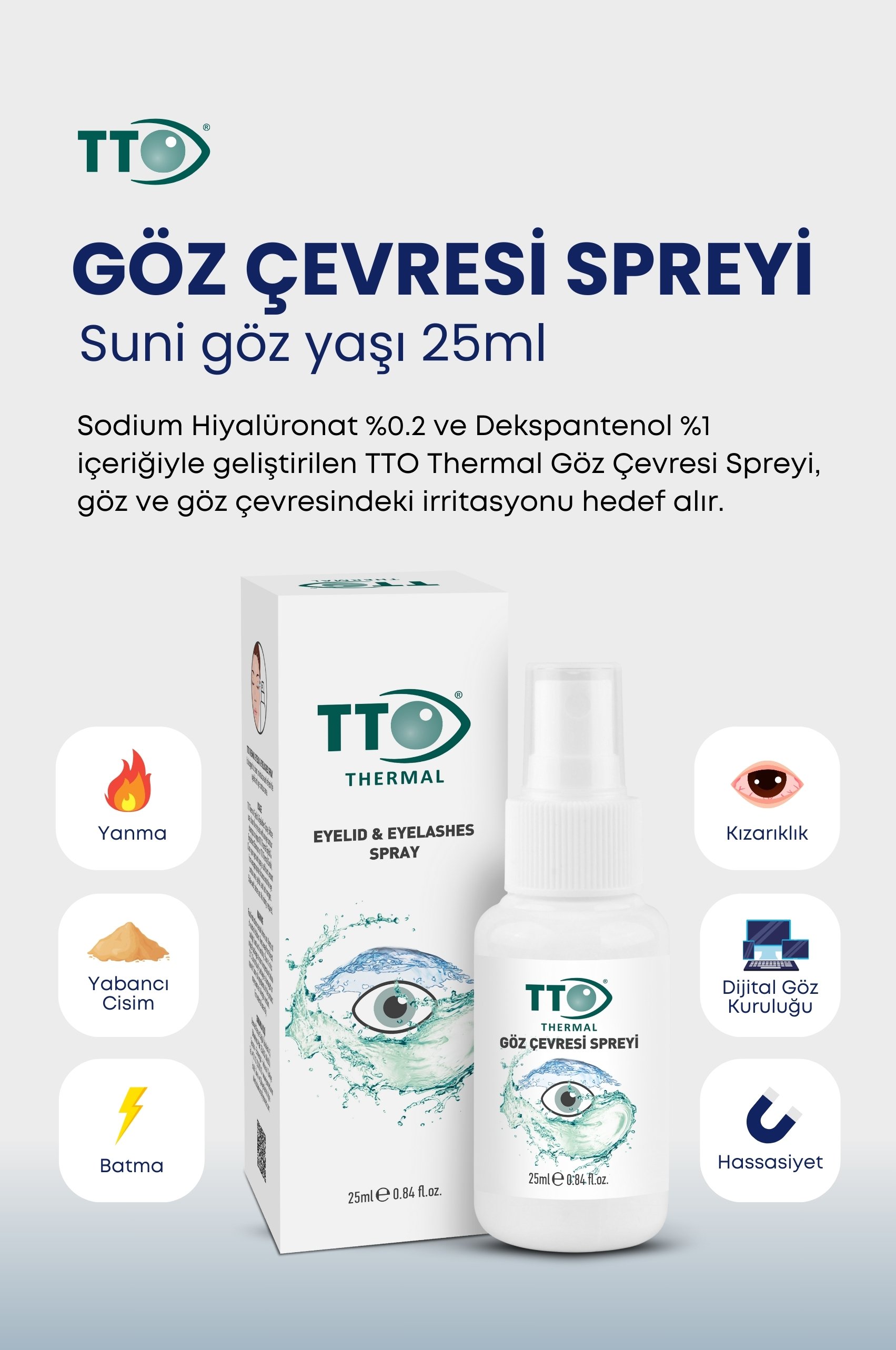 TTO GÖZ ÇEVRESİ SPREYİ 25 ML