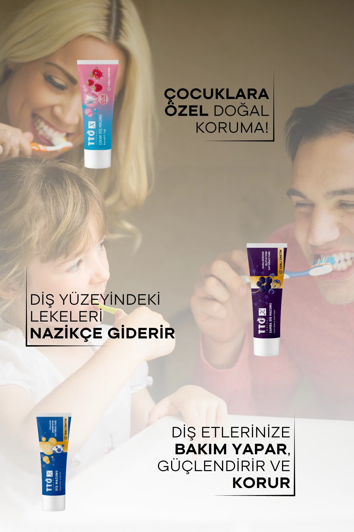 TTO X Aile Diş Bakım Seti – Samba & Kolajen