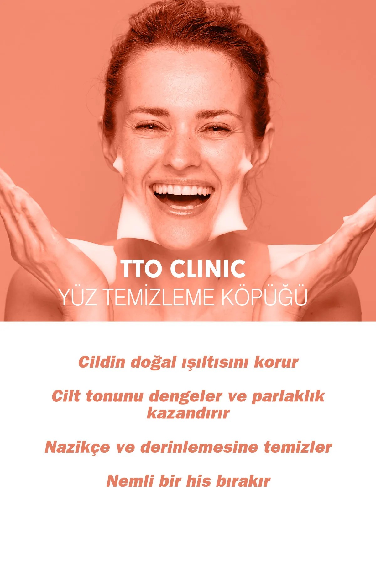 Tto CLINIC Yüz Temizleme Köpüğü 200 Ml