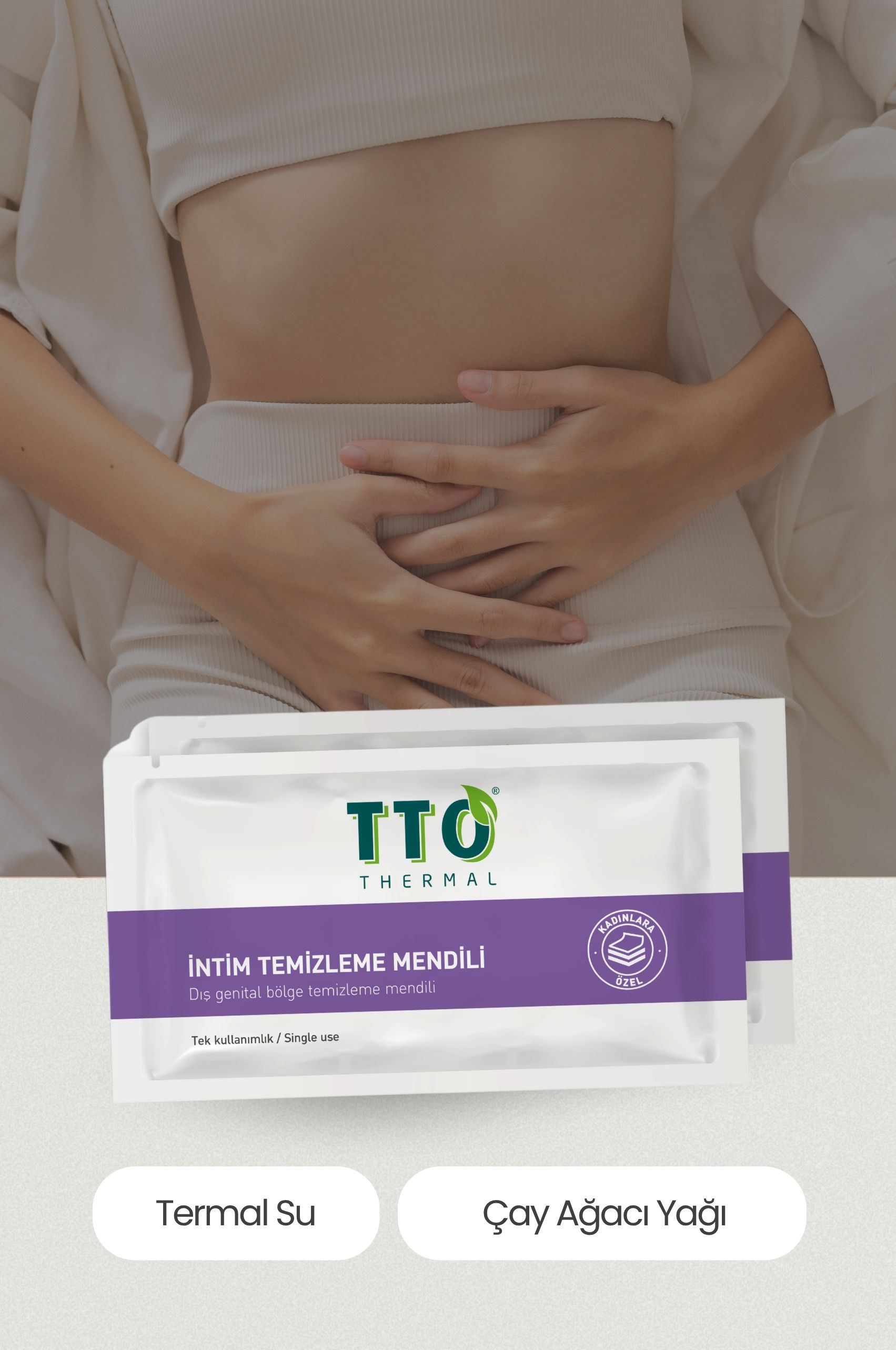 TTO Thermal İntim Mendil 12 Adet