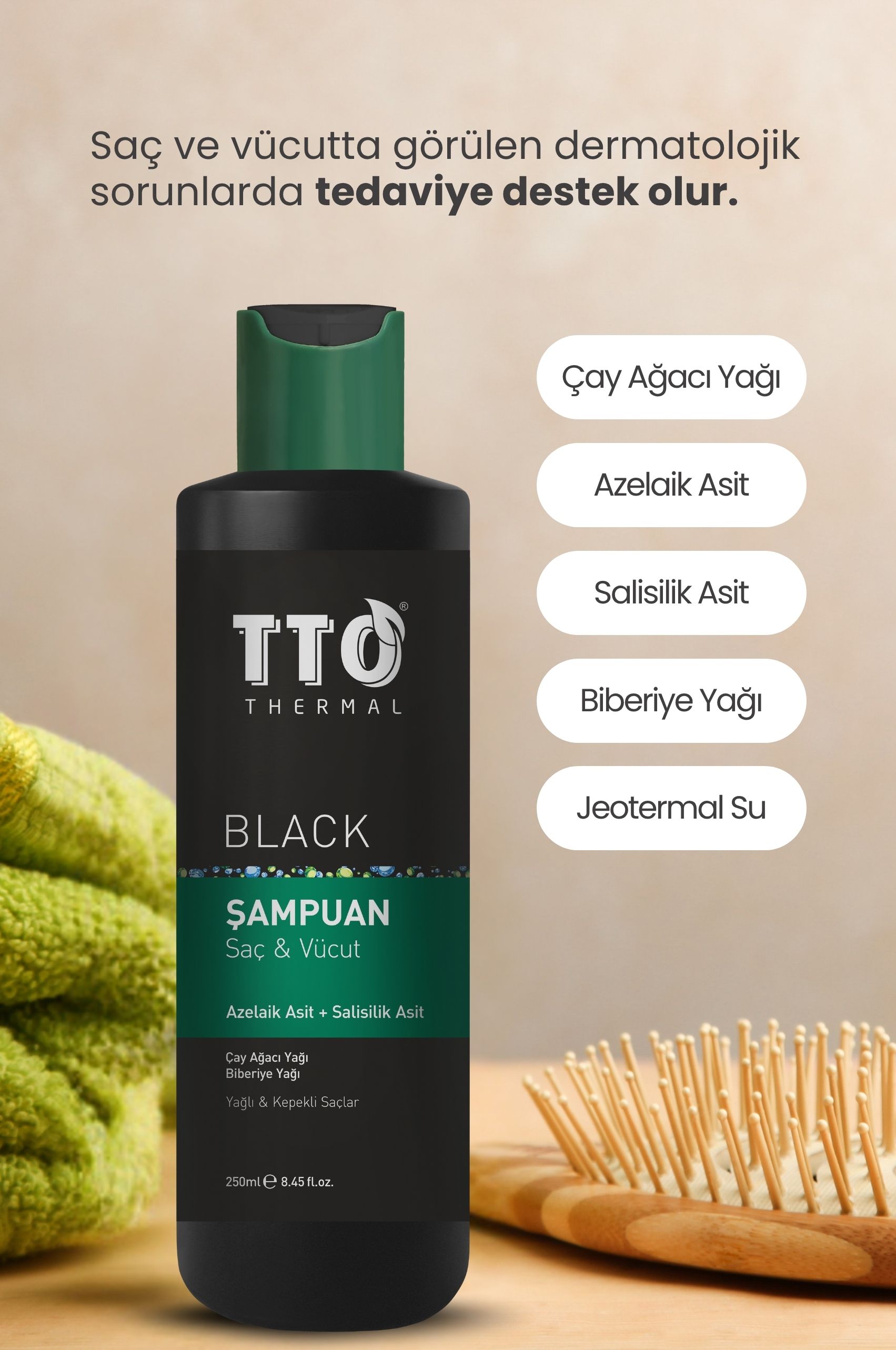 Tto Thermal Black Şampuan 250 ml