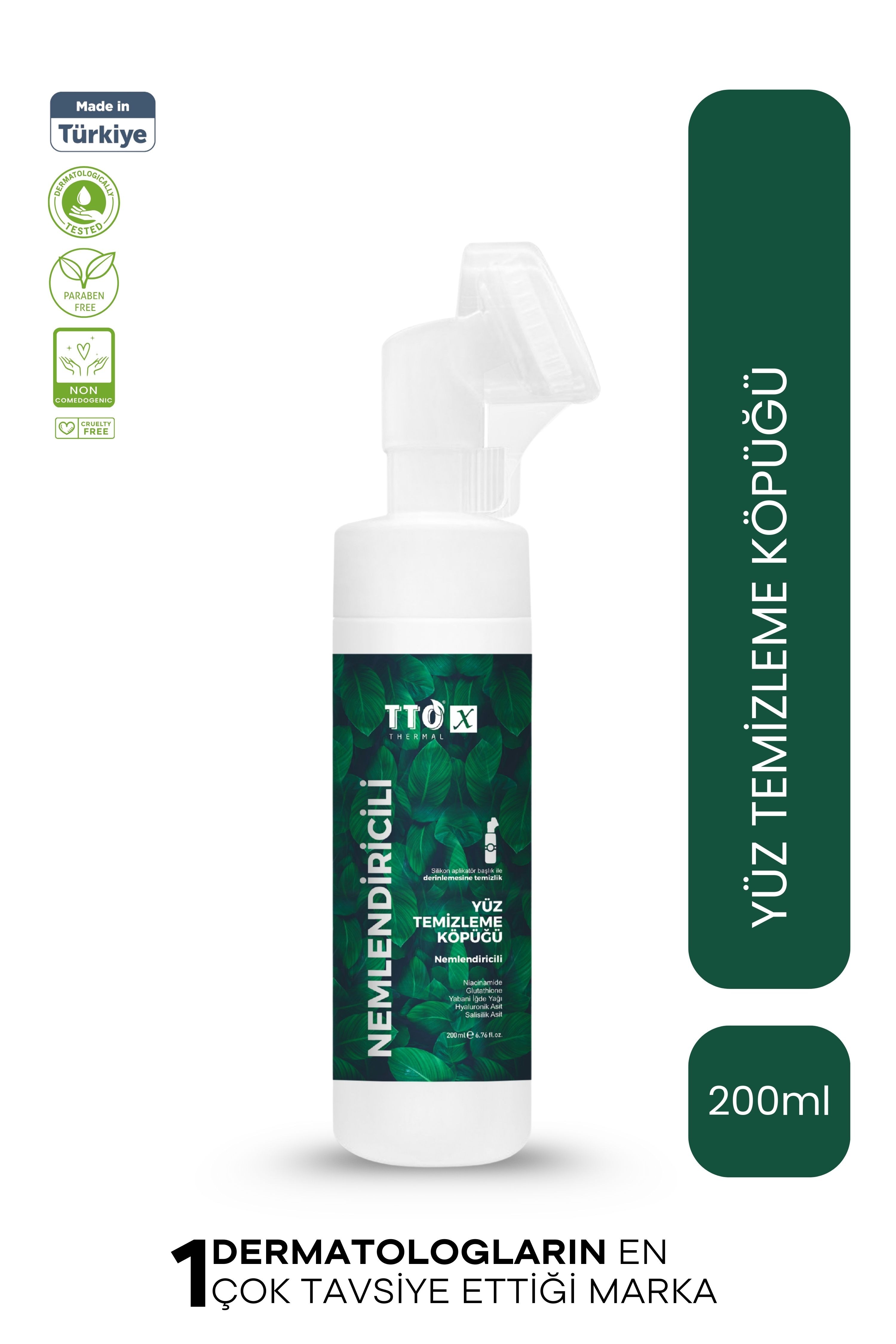 TTO-X Nemlendirici Yüz Köpüğü 200 ml – Lansman Fiyatı