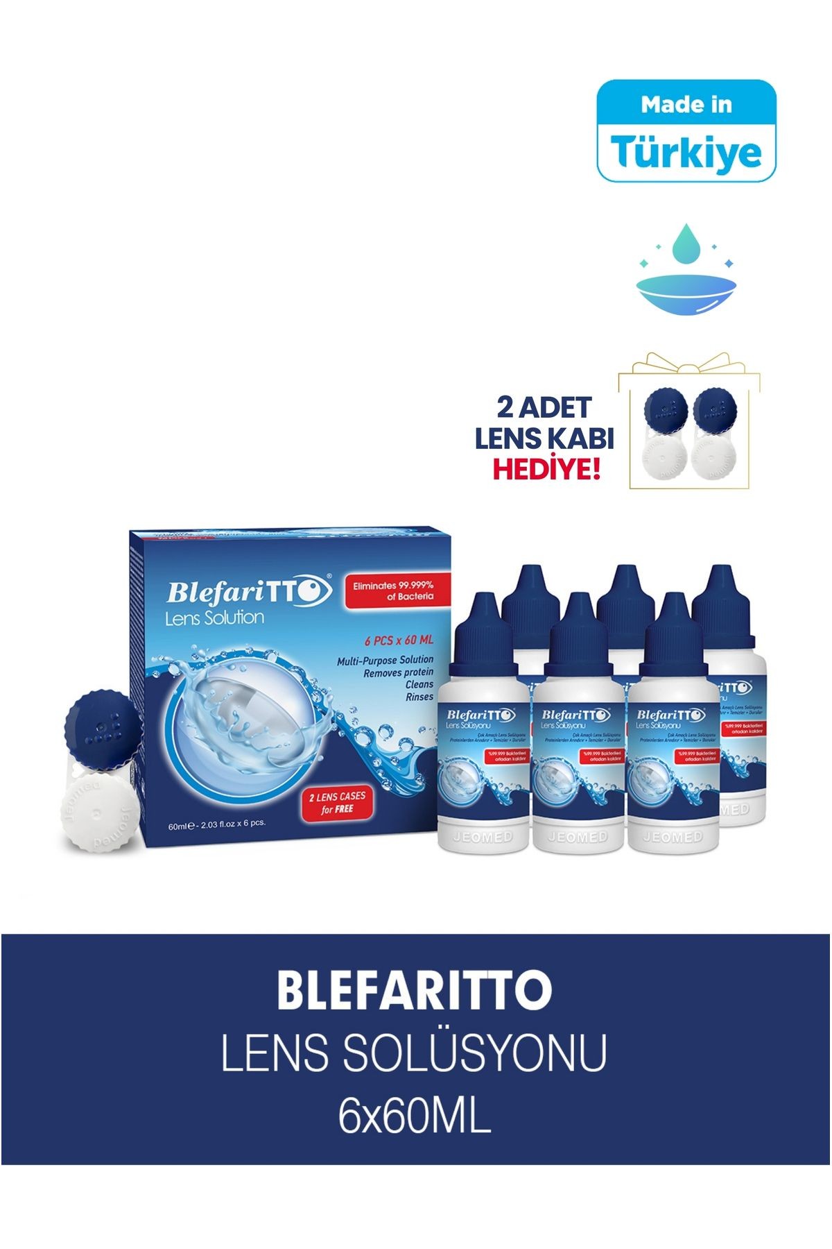 Lens Solüsyonu 6x60 ml 4 Adet 11/2026 (2 ADET LENS KABI HEDİYE)