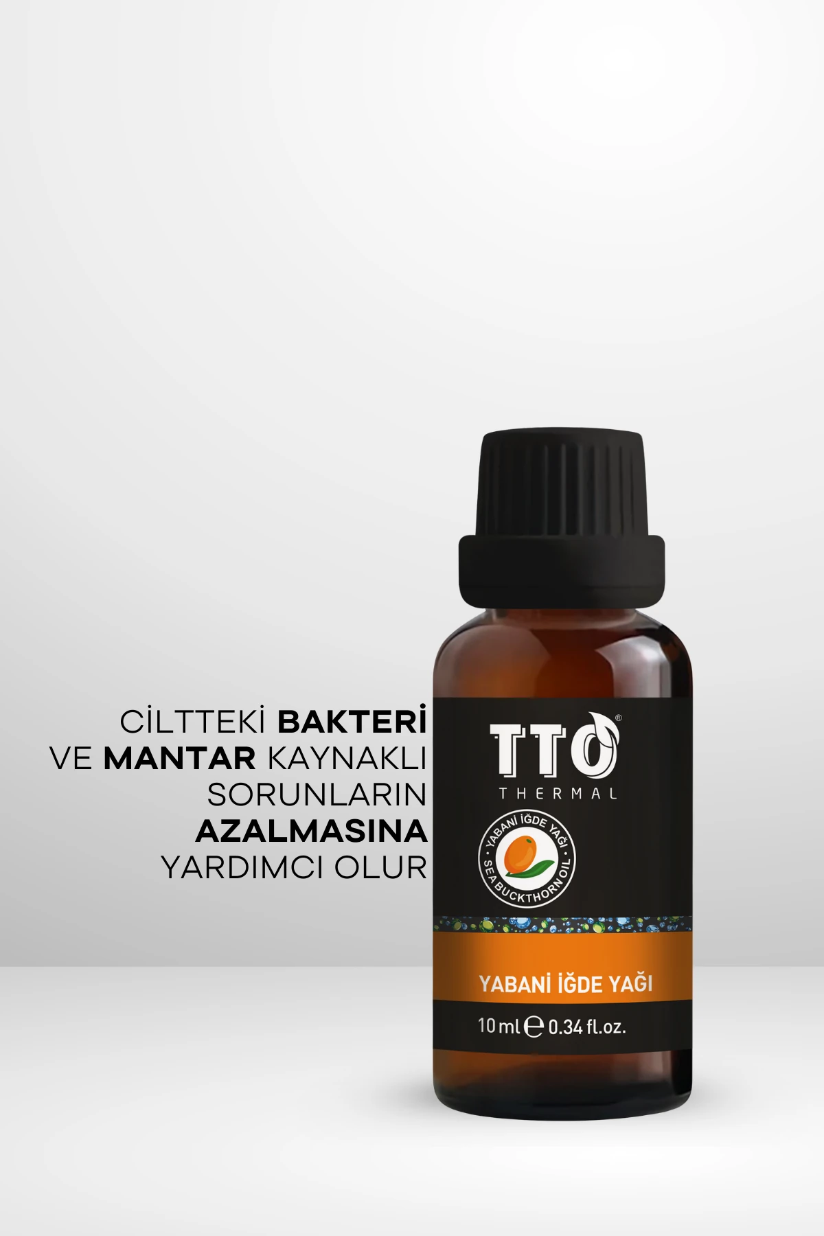 TTO Yabani İğde Yağı 10 ml – Sea Buckthorn Oil ile Besleyici, Onarıcı ve Nemlendirici Cilt Bakımı