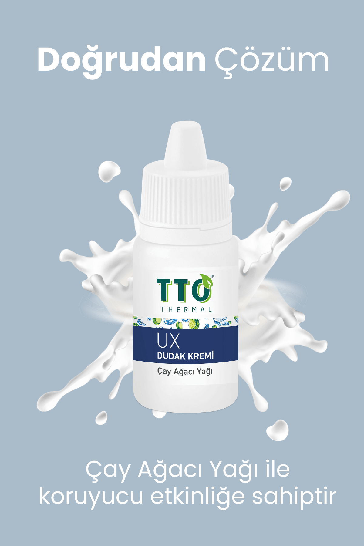 TTO Ux Uçuk Kremi 7 ml 3 ml ( Çay Ağacı Yağı / Tea Tree Oil )