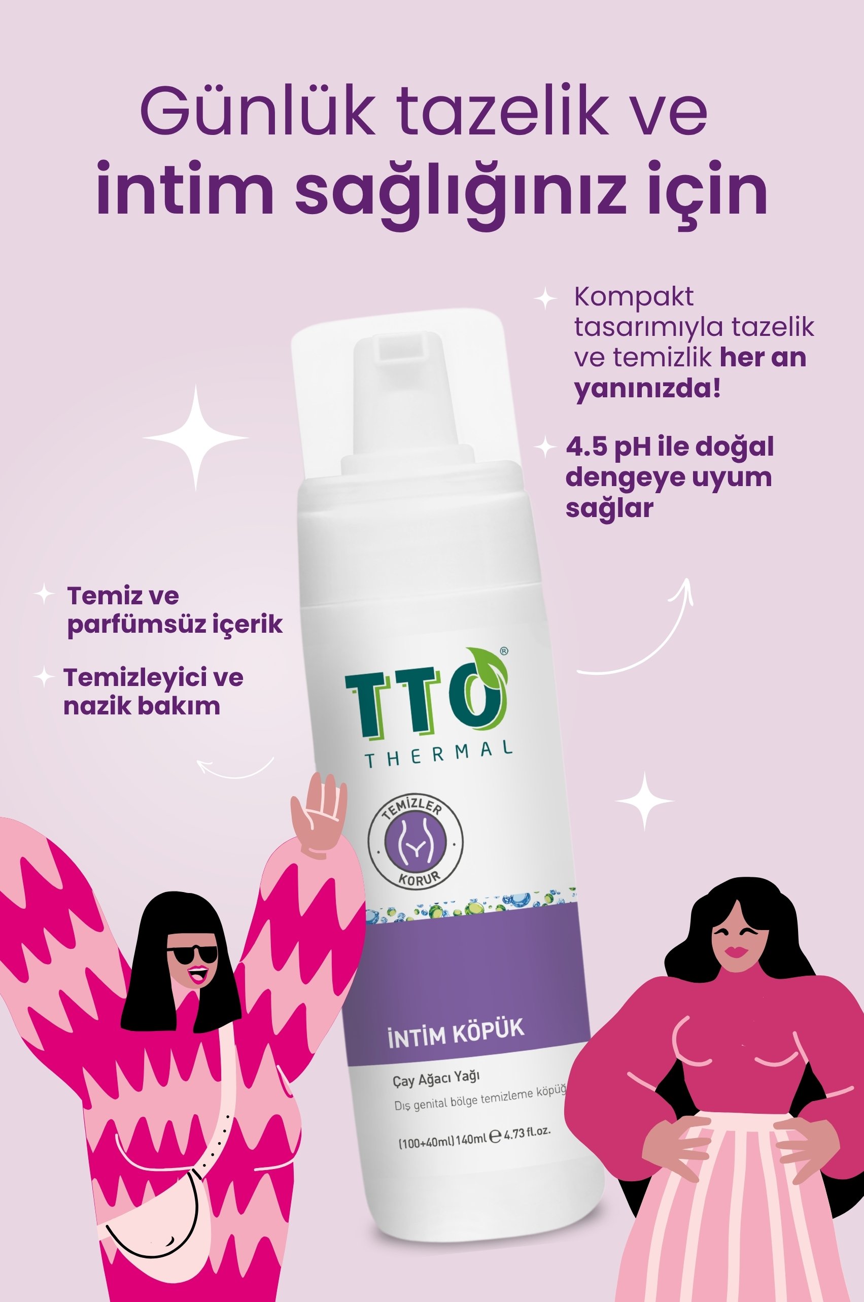TTO İntim Köpük 140ML