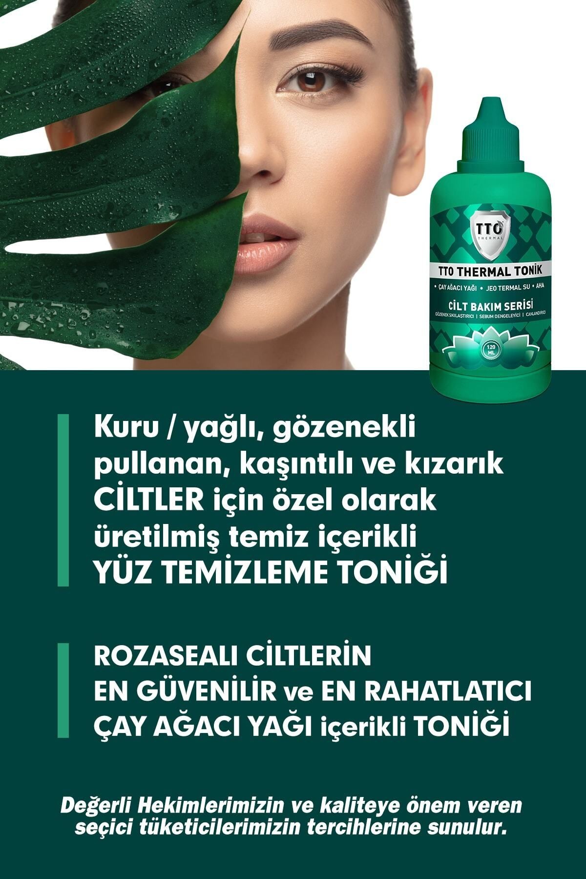 TTO Yüz Toniği 120 Ml Arındırıcı & Gözenek Sıkılaştırıcı (Çay Ağacı Yağı / Tea Tree Oıl)