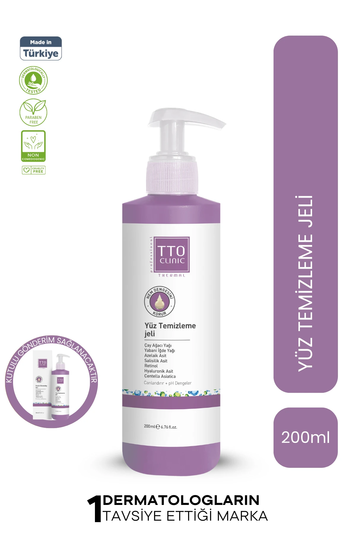 CLINIC Yüz Temizleme Jeli 200 ML