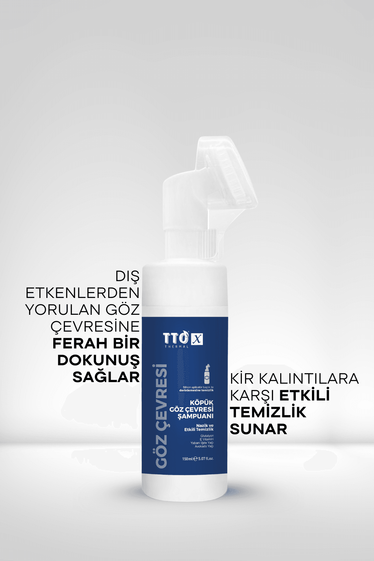 TTO X Çay Ağacı Içeren Aplikatörlü Göz Çevresi Temizleme Köpüğü
