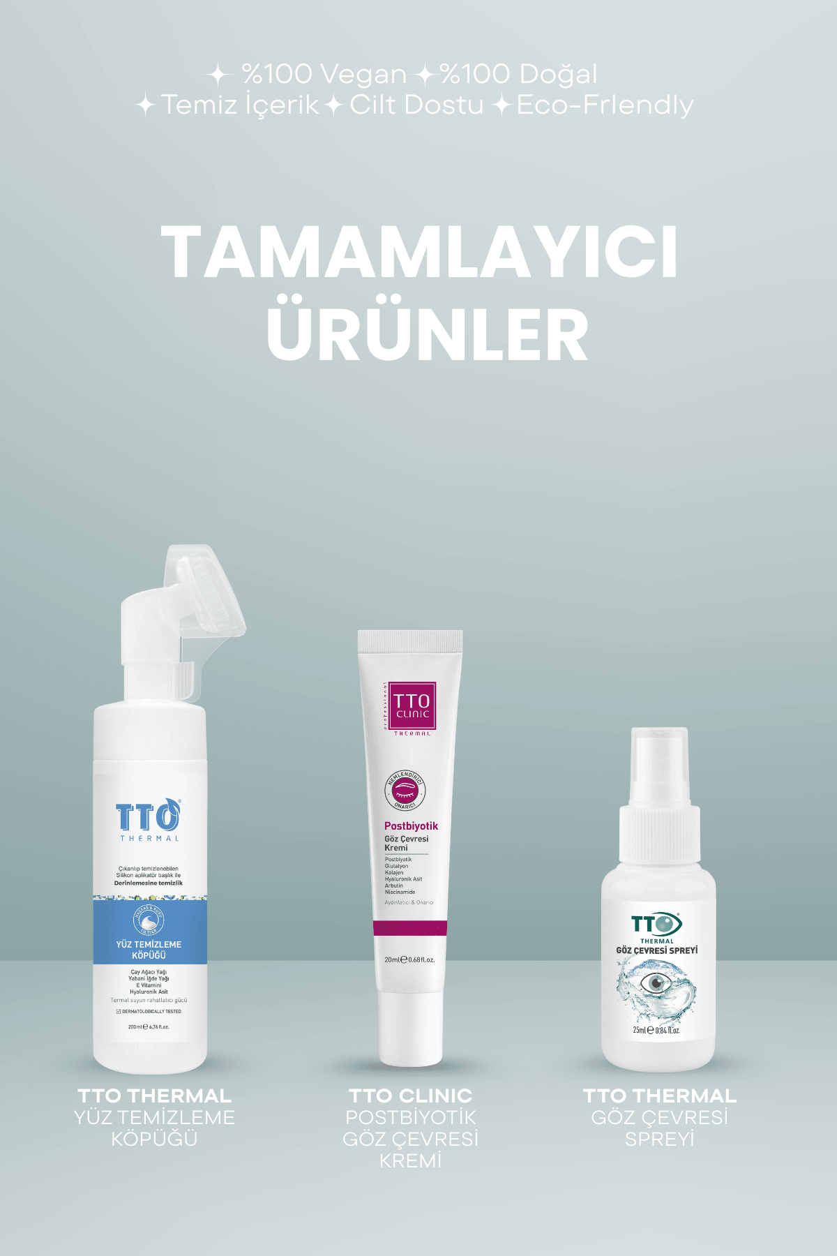 TTO X Çay Ağacı Içeren Aplikatörlü Göz Çevresi Temizleme Köpüğü