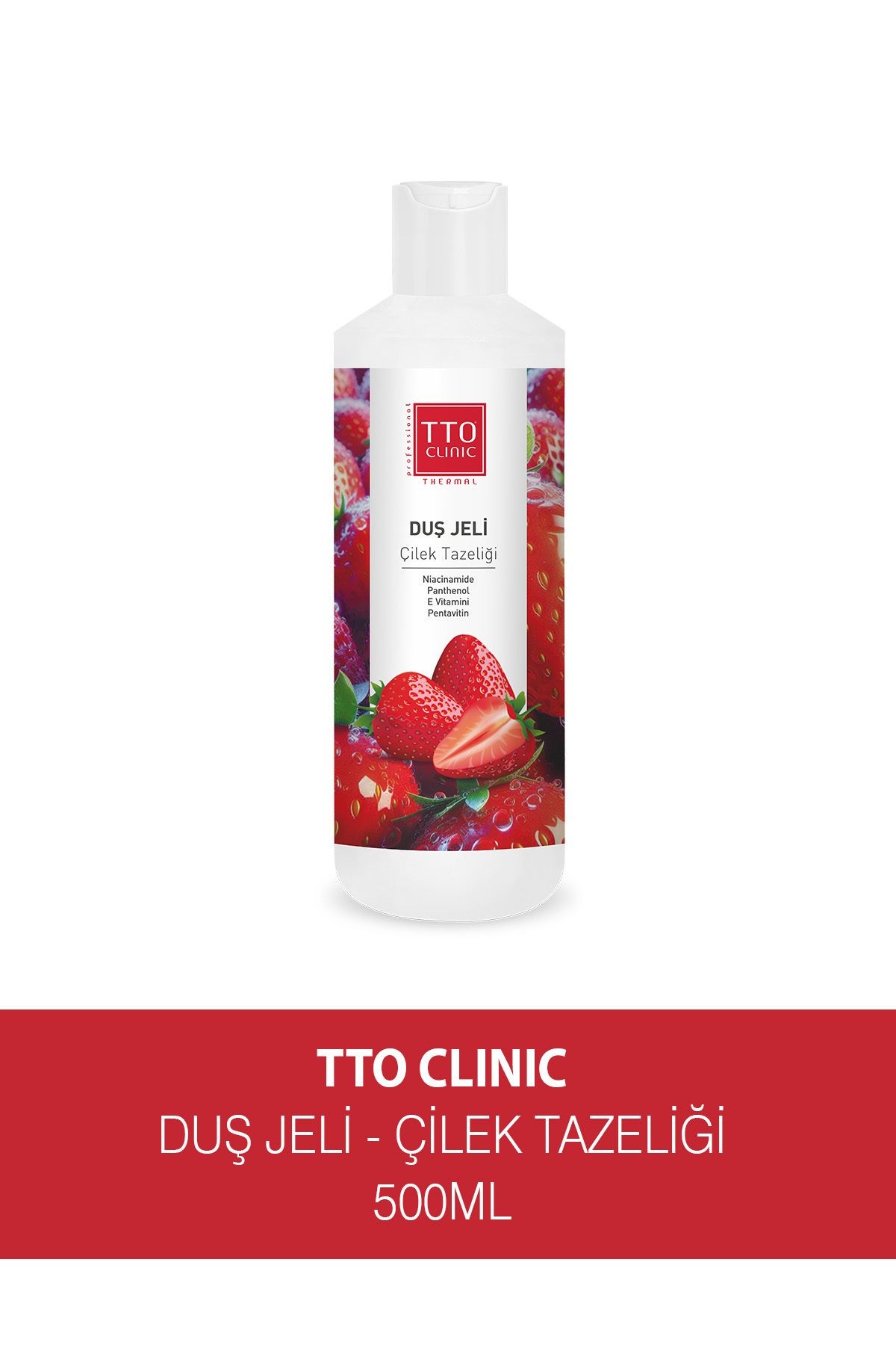 CLINIC DUŞ JELİ - ÇİLEK TAZELİĞİ 500 ML