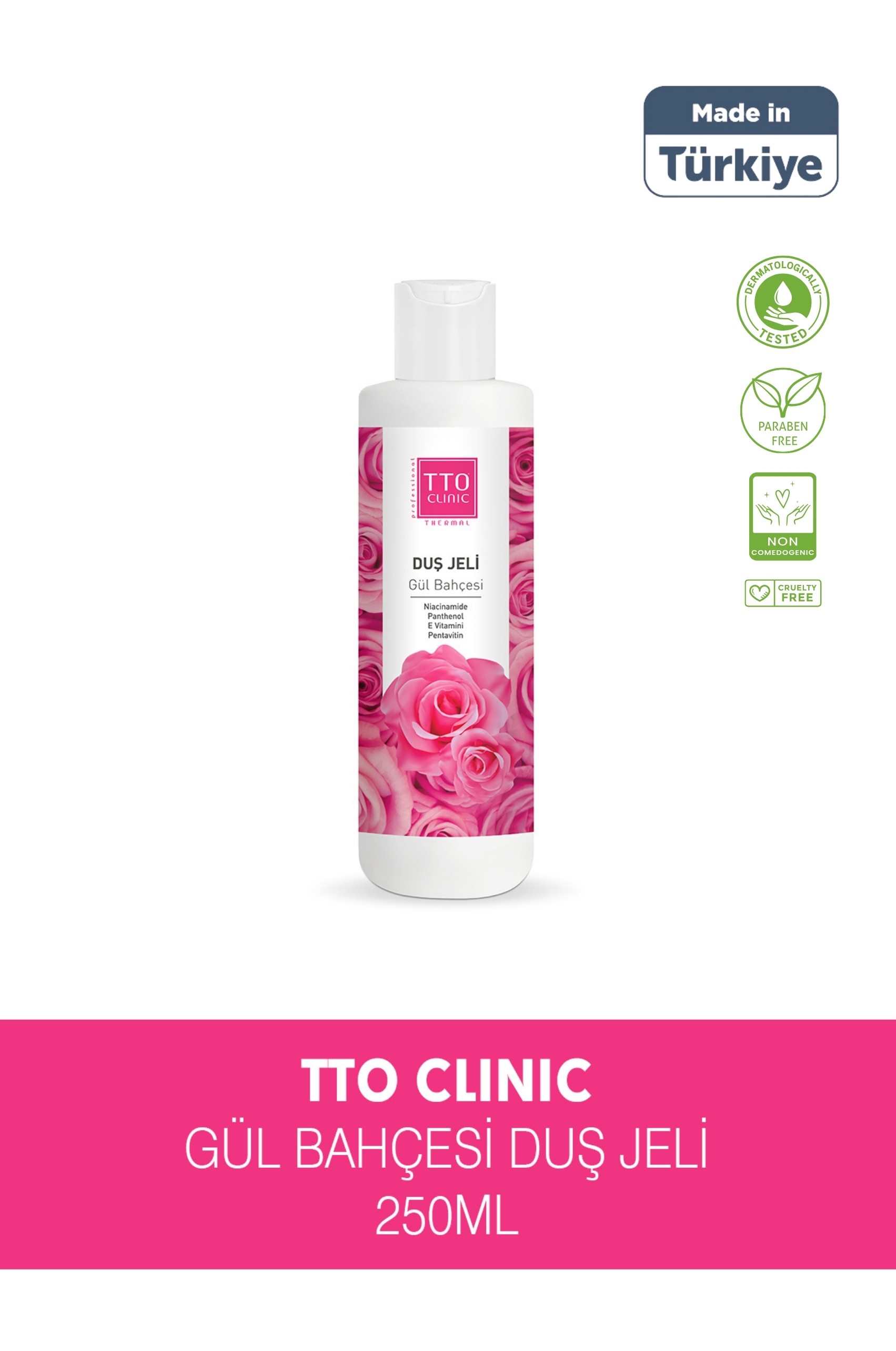 Clinic Gül Tazeliği Duş Jeli Panthenol İle Cildinizi Onarın