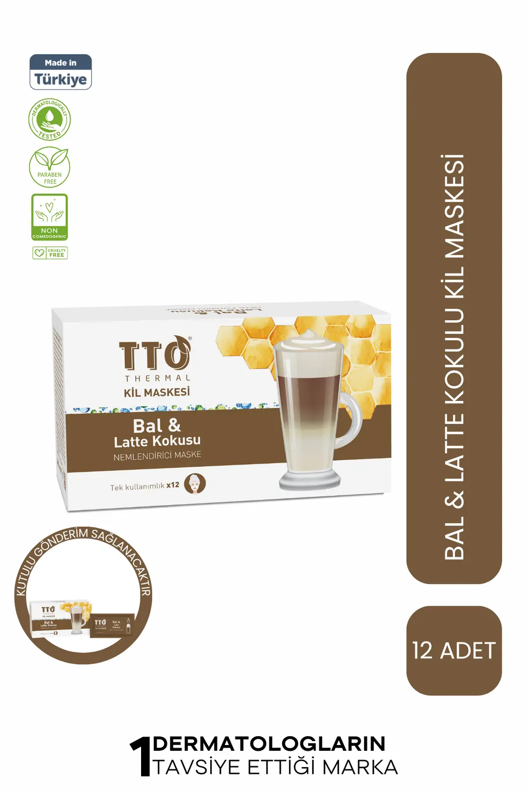 TTO THERMAL KİL MASKESİ BAL&LATTE KOKUSU