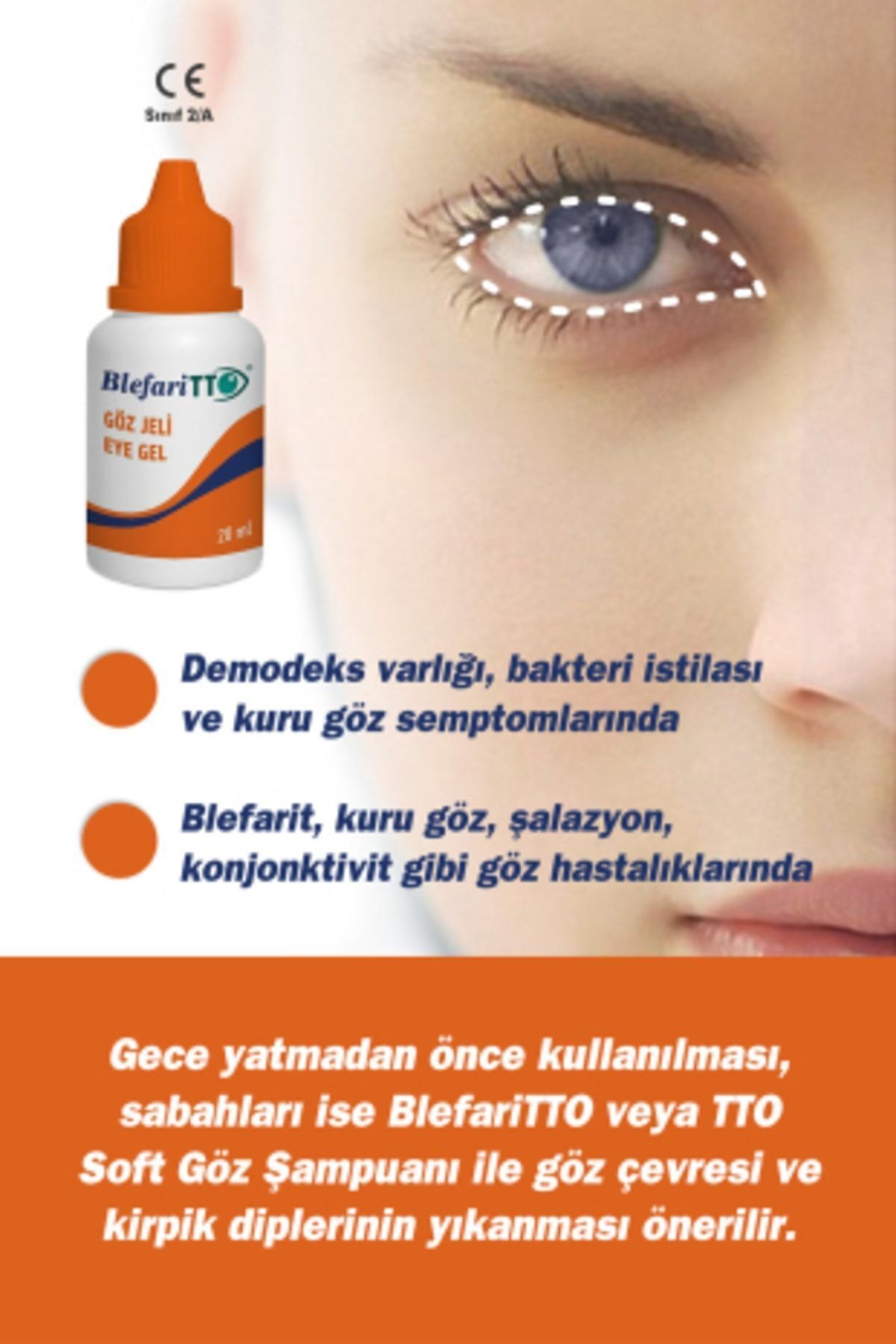 TTO Eyelid & Eyelashes Göz Çevresi Jeli 10 G