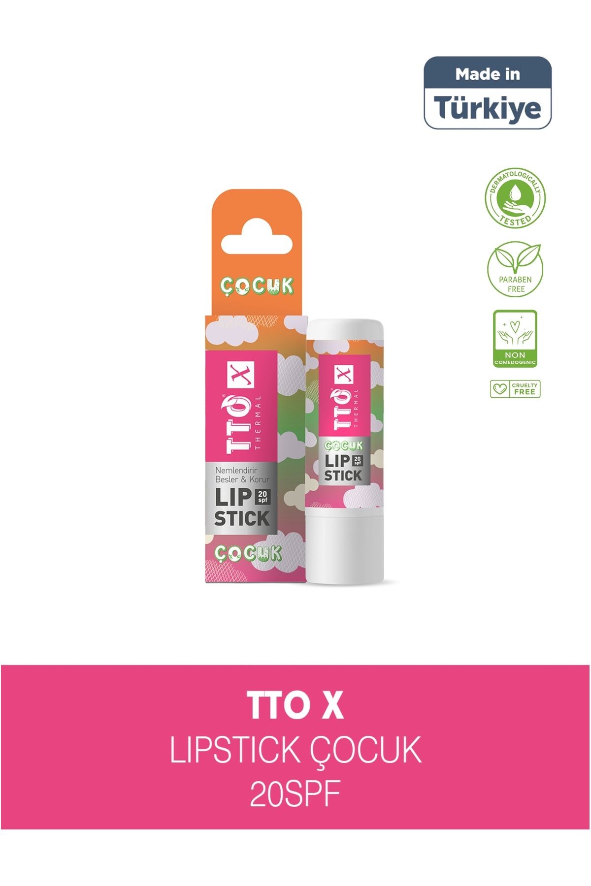 X Çilek Aromalı Lip Stick 20 SPF Korumalı