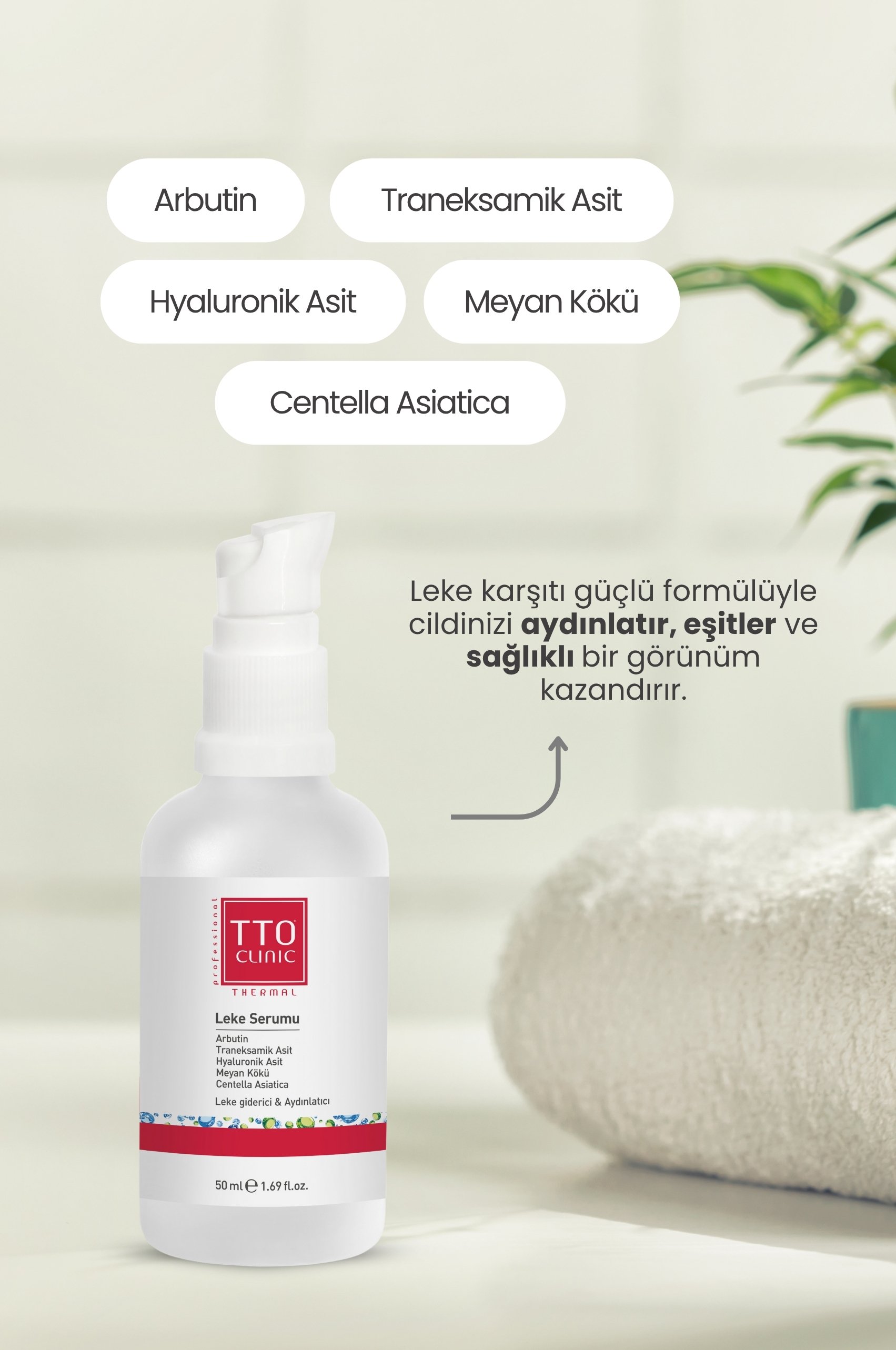 TTO Clinic Spot Correcting Serum 50 ml (Arbutin, Licorice Root, Tranexamic Acid)