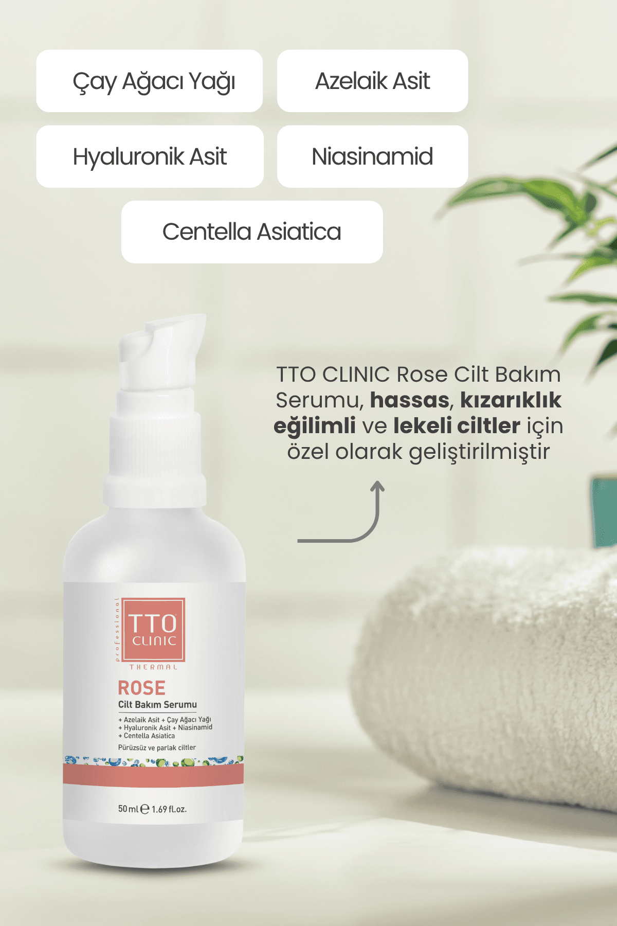 TTO Clinic Rose Serum 50ml