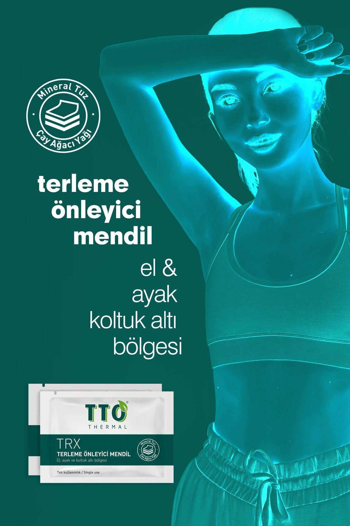 TTO TRX Terleme Önleyici Mendil 24 Adet