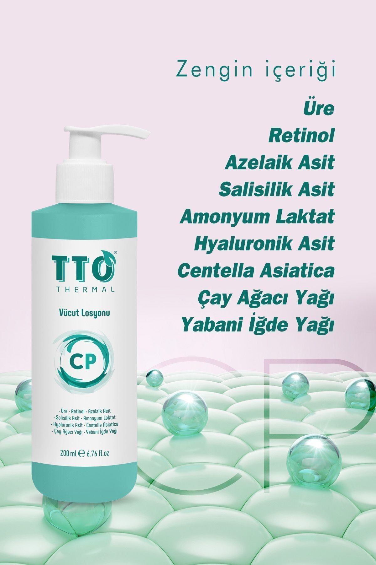 TTO Vücut Losyonu Cp 200ml Keratosis Pilaris Ve Batık (Tavuk Derisi Görümüne Karşı)