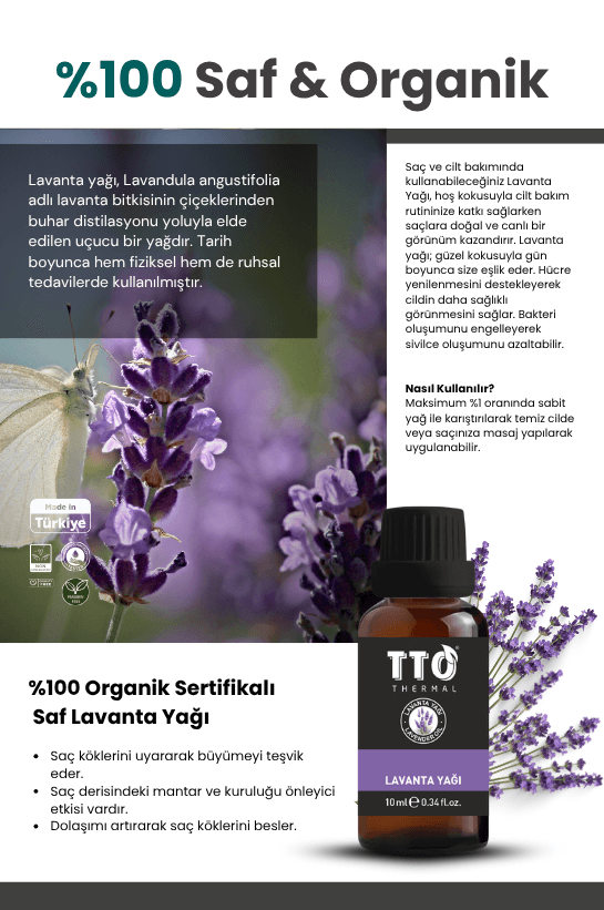 TTO Thermal Lavanta Yağı 10 ml