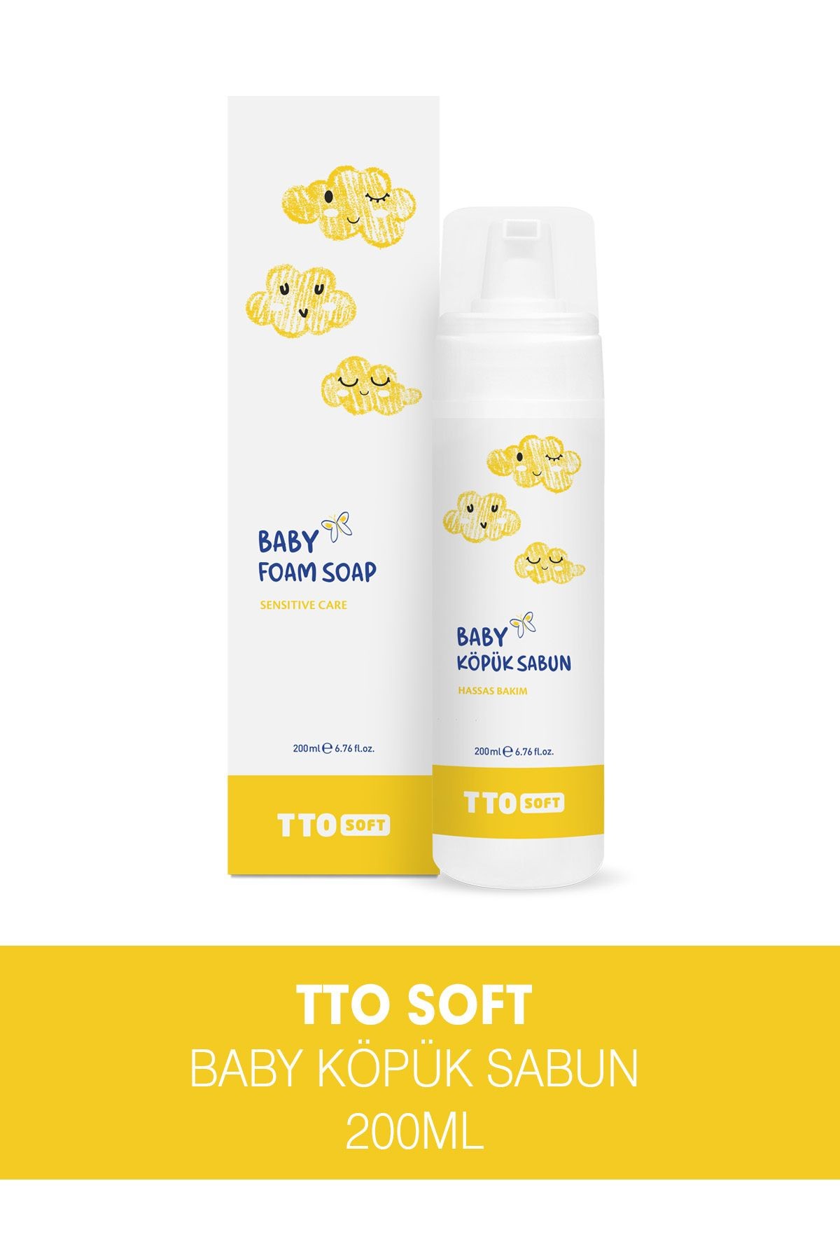 TTO Soft Baby Köpük Sabun 200 ML