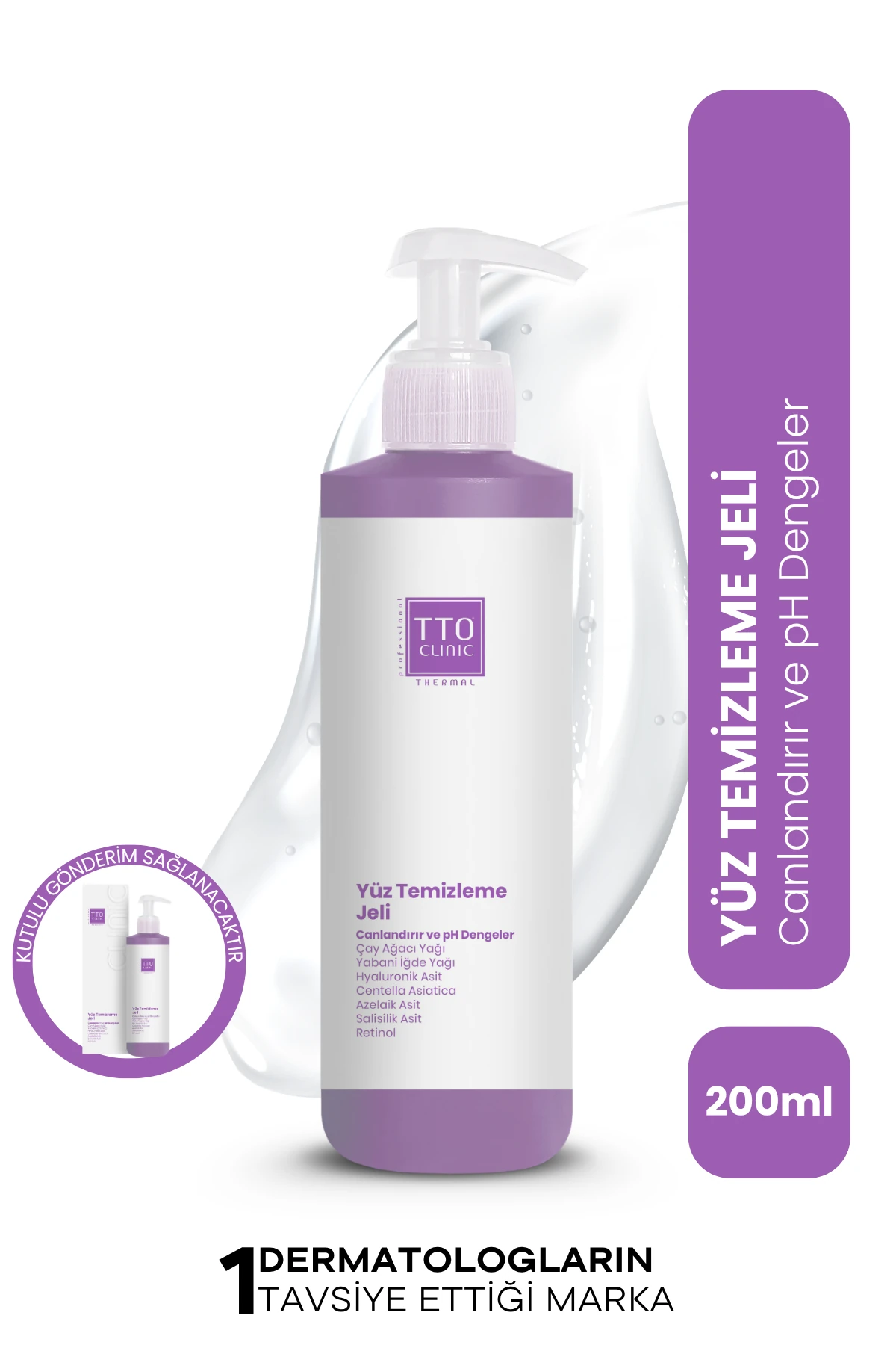 CLINIC Yüz Temizleme Jeli 200 ML