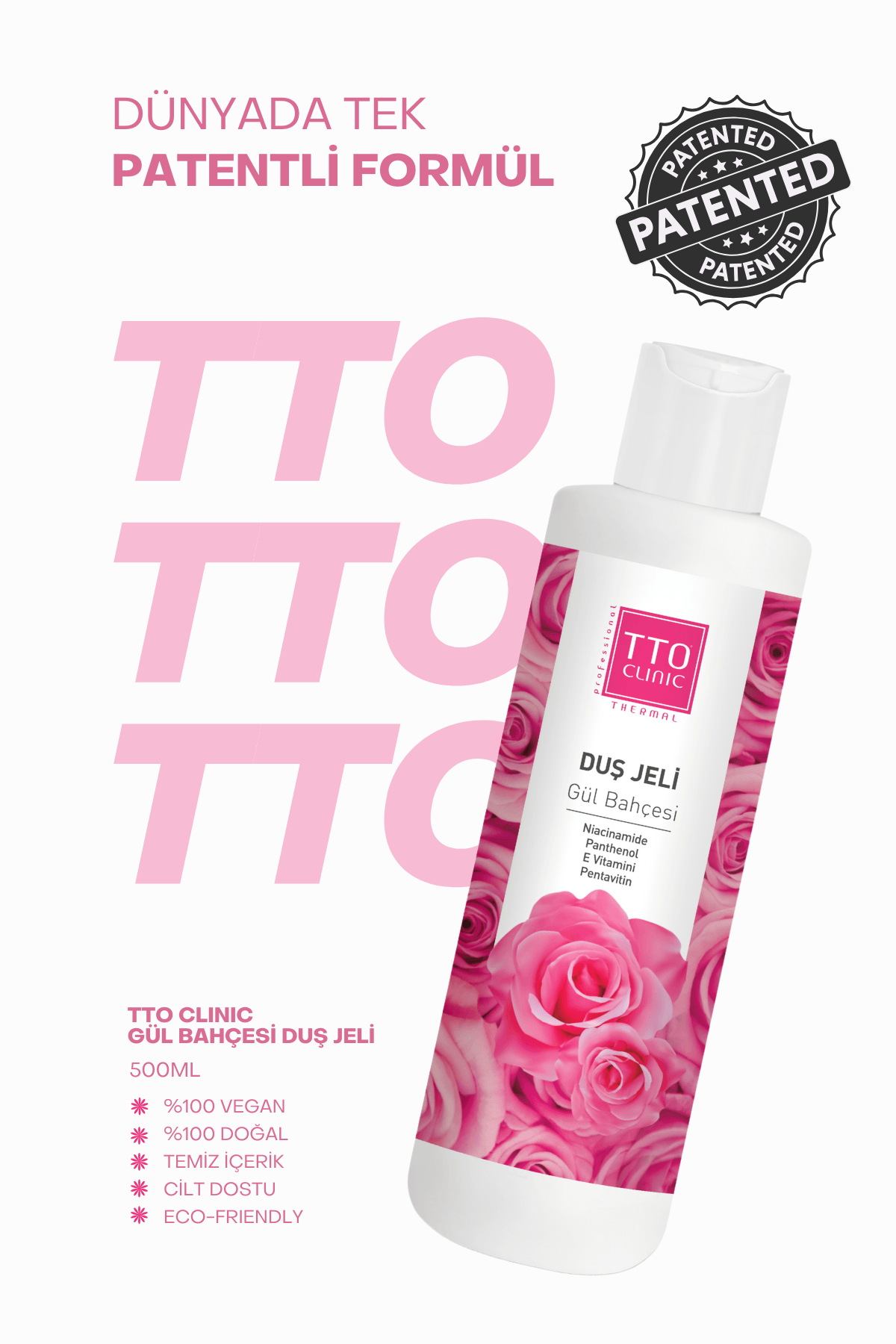 TTO Clinic Romantic Rose Garden Shower Gel 500 ML