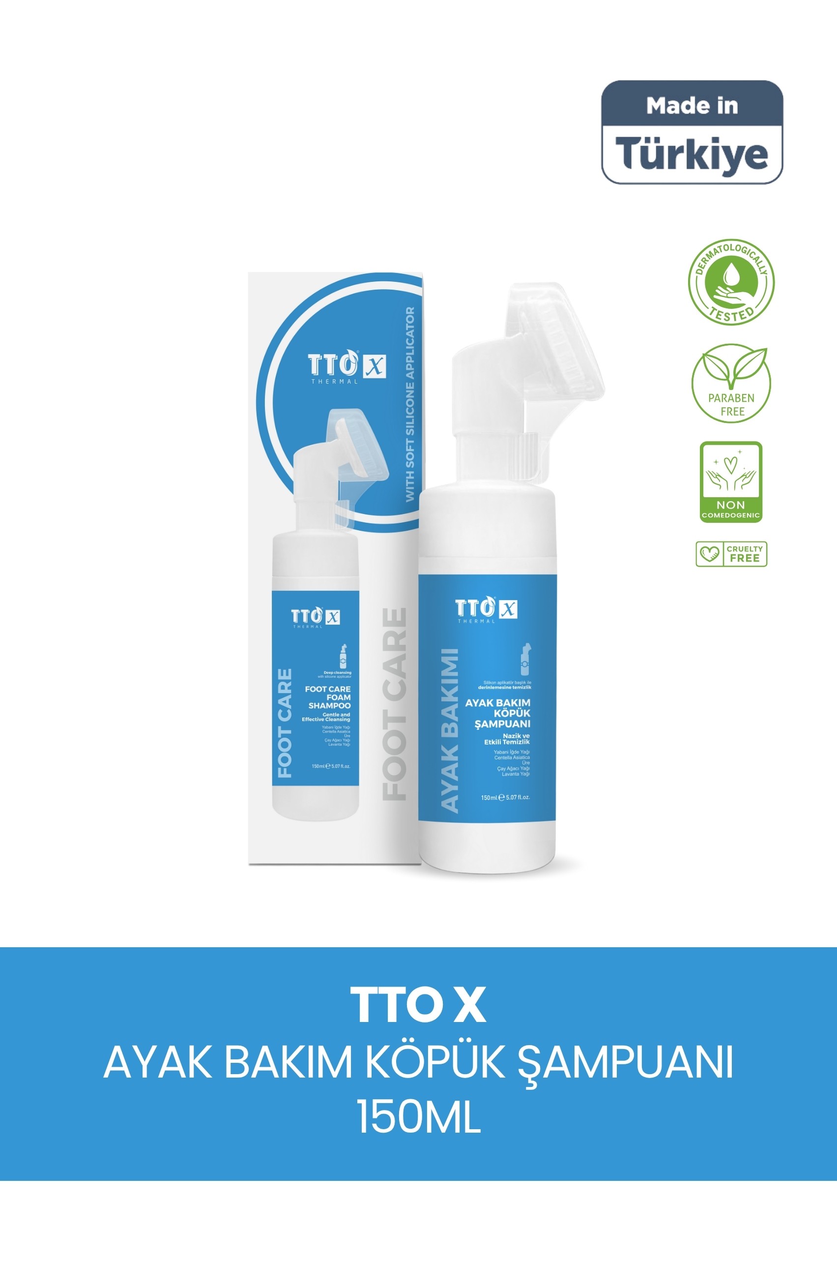 TTO-X Ayak Bakım Köpük Şampuanı