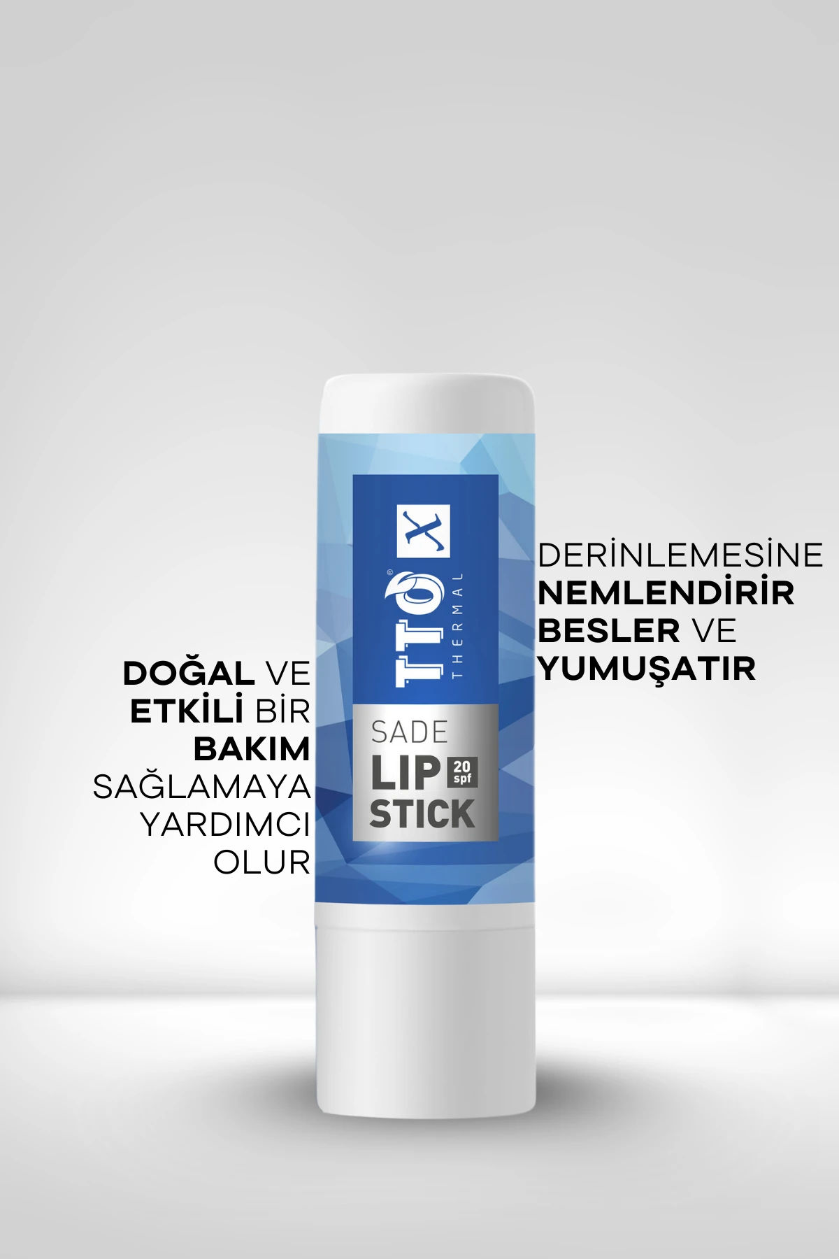 TTO X 20 SPF Korumalı Sade Lipstick