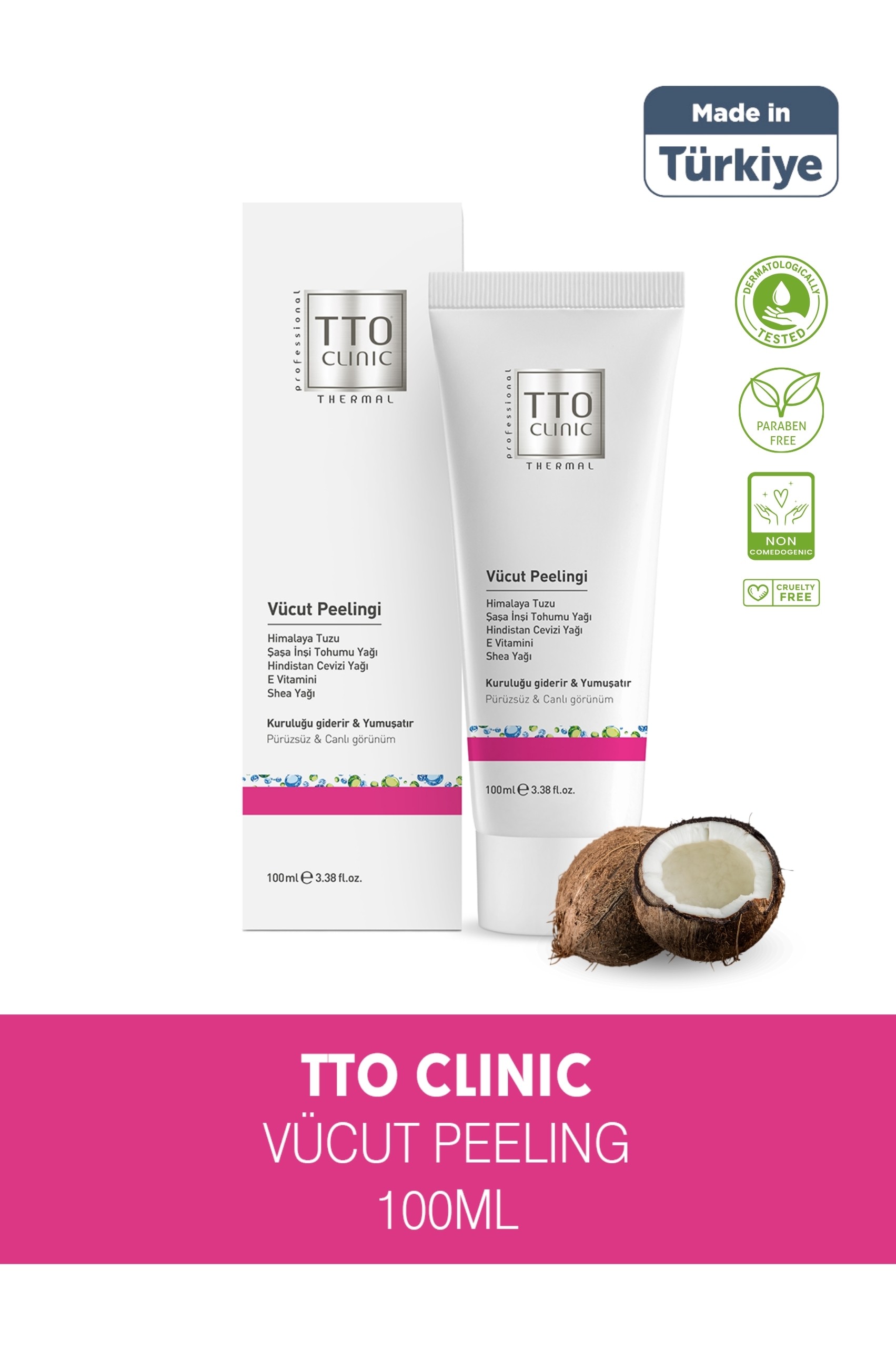 CLINIC Vücut Peelingi, Nem Bombası 100 Ml